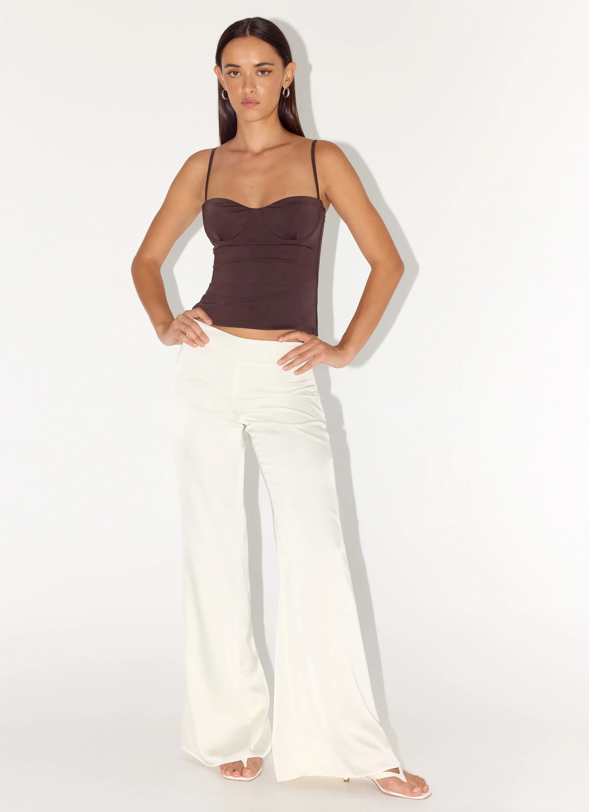 Elmah Low Rise Pants - White - Image 6
