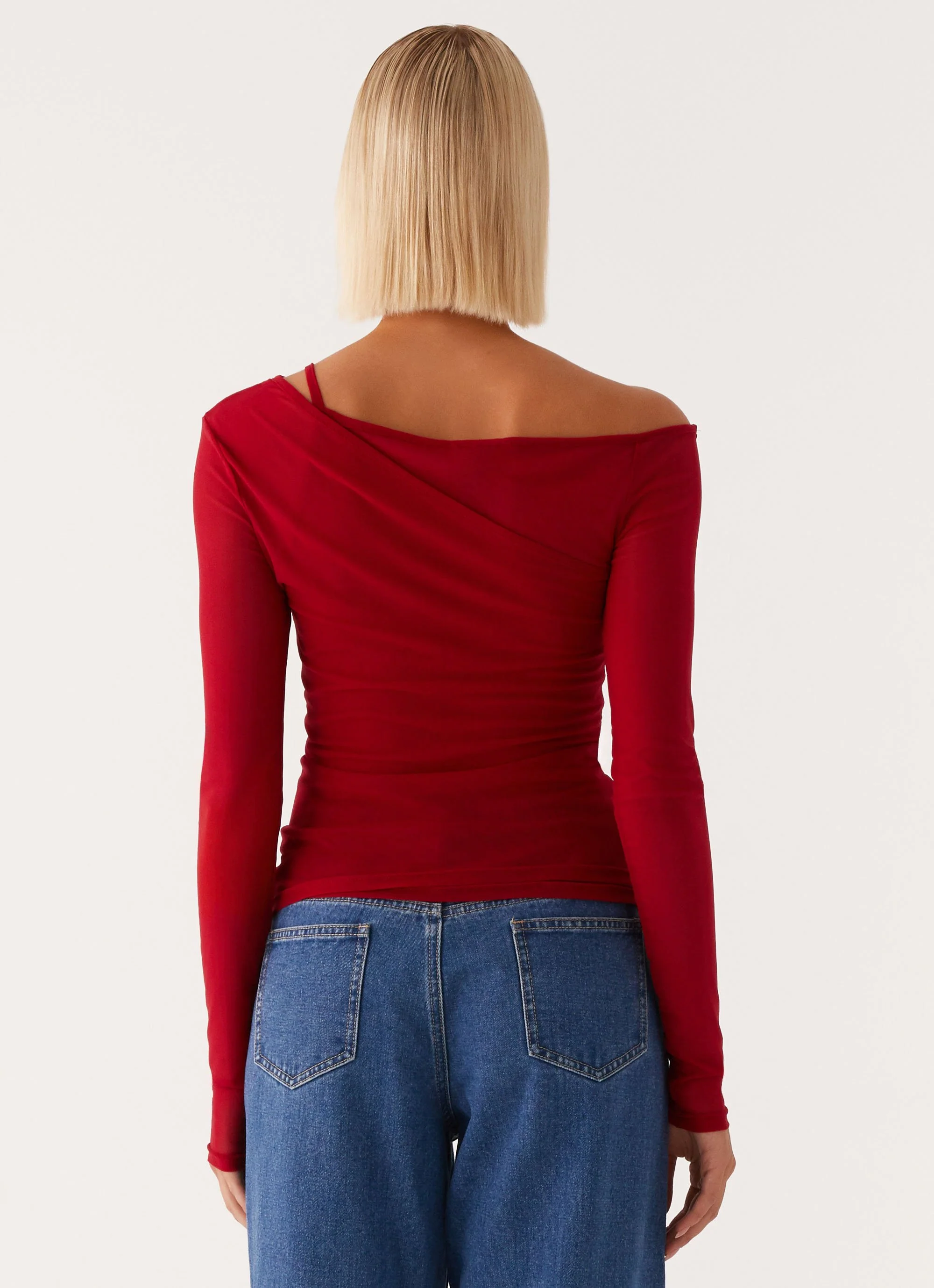 Elodie Top - Red - Image 4