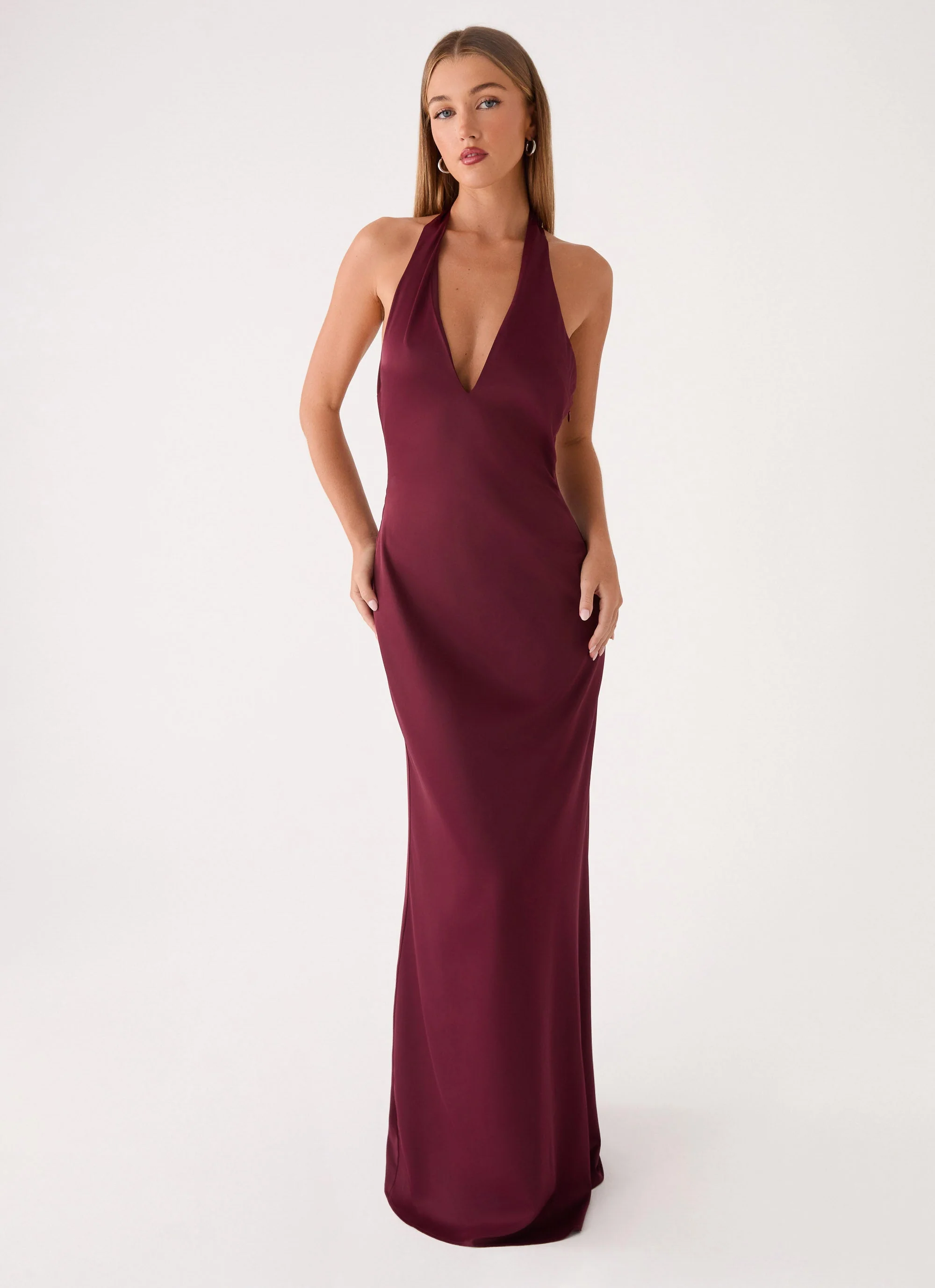 Eloise Maxi Dress - Plum - Image 4