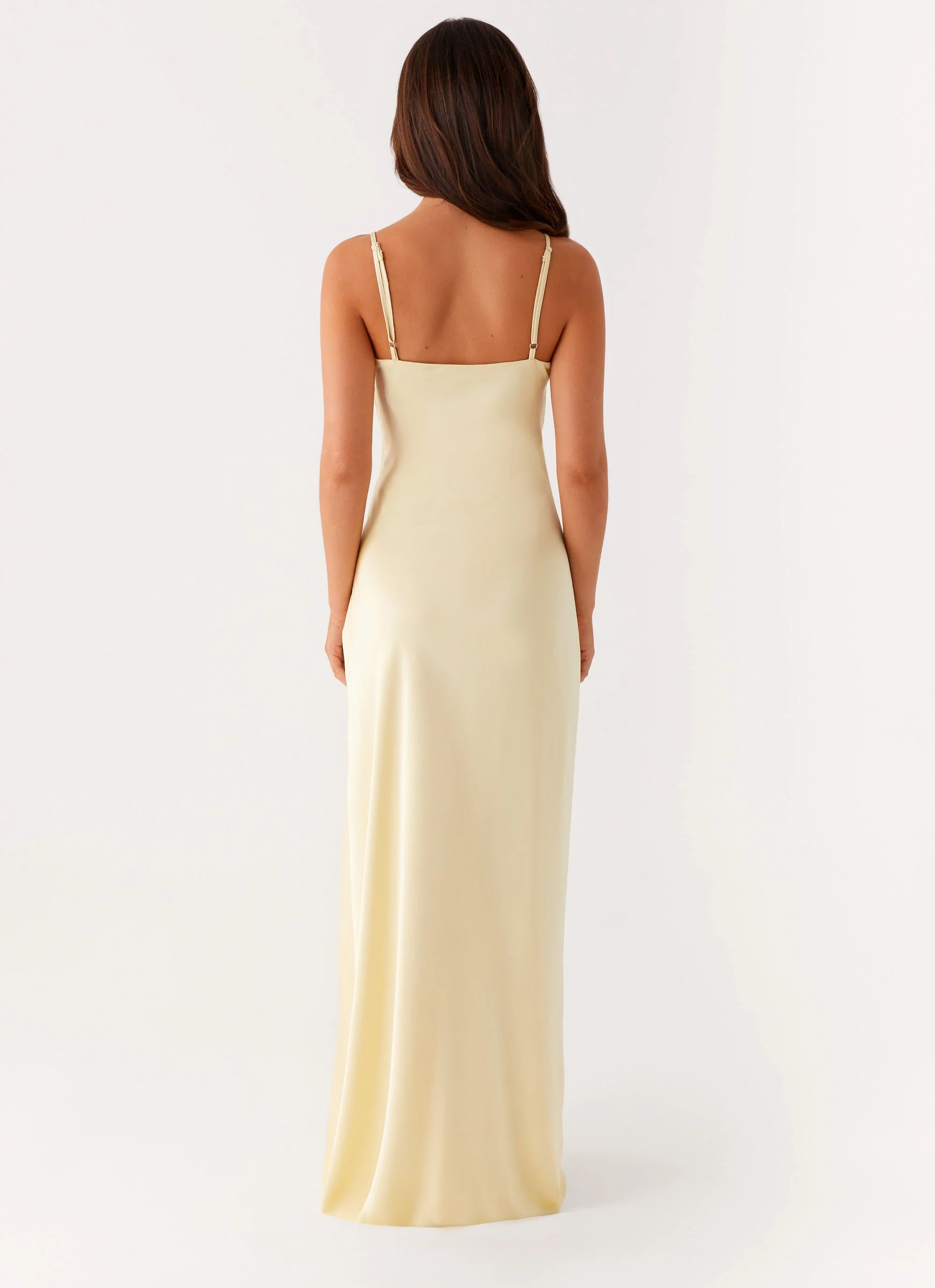 Elona Maxi Dress - Baby Yellow - Image 4