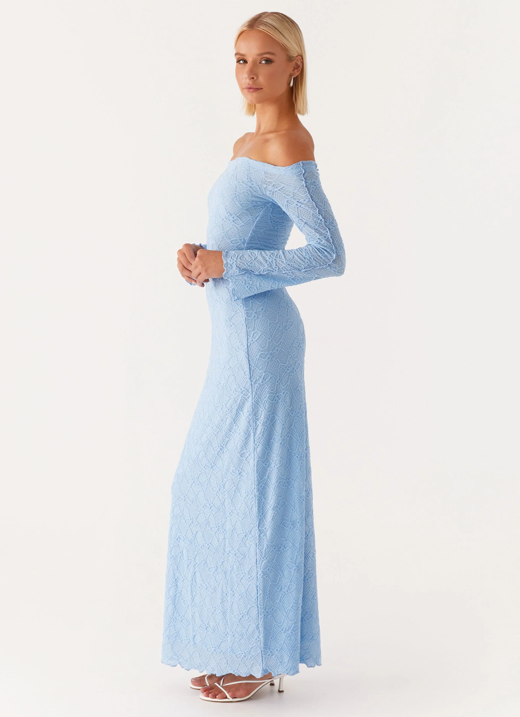 Elouera Maxi Dress - Baby Blue - Image 3