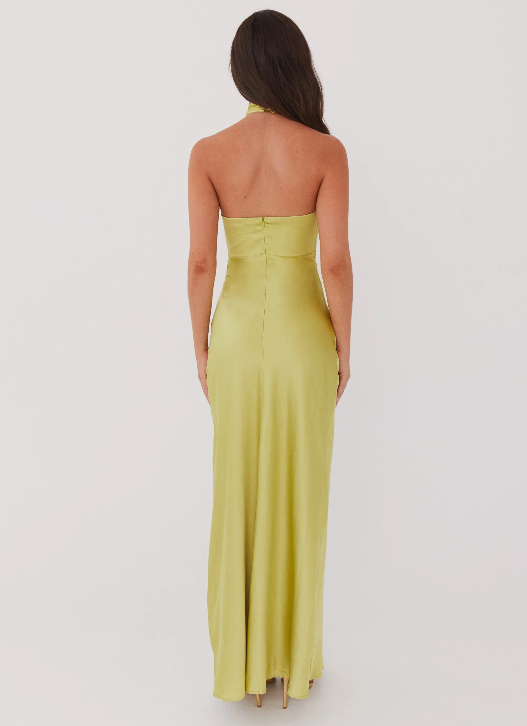 Elowen Maxi Dress - Chartreuse - Image 6