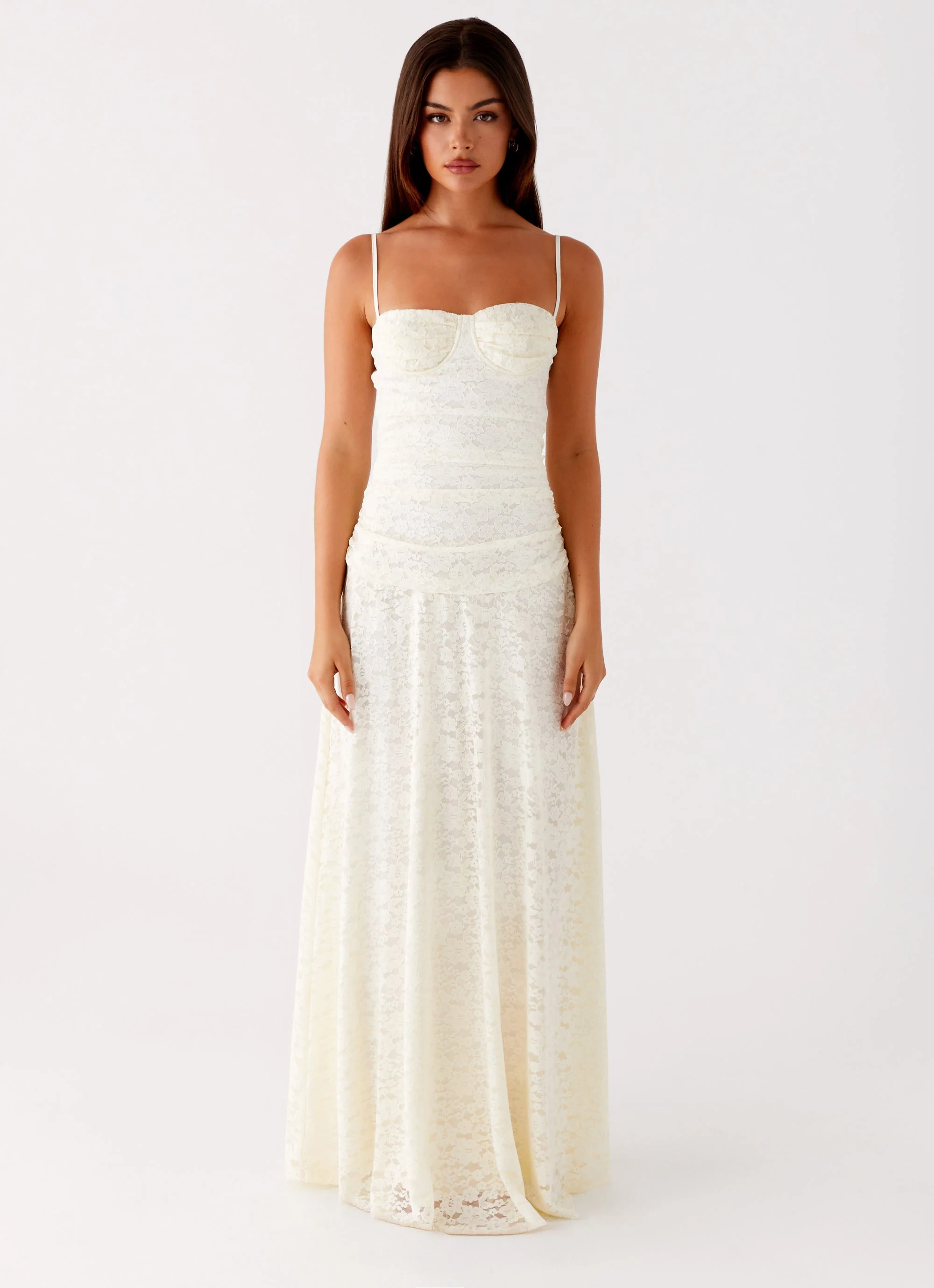 Elsa Maxi Dress - Ivory - Image 2
