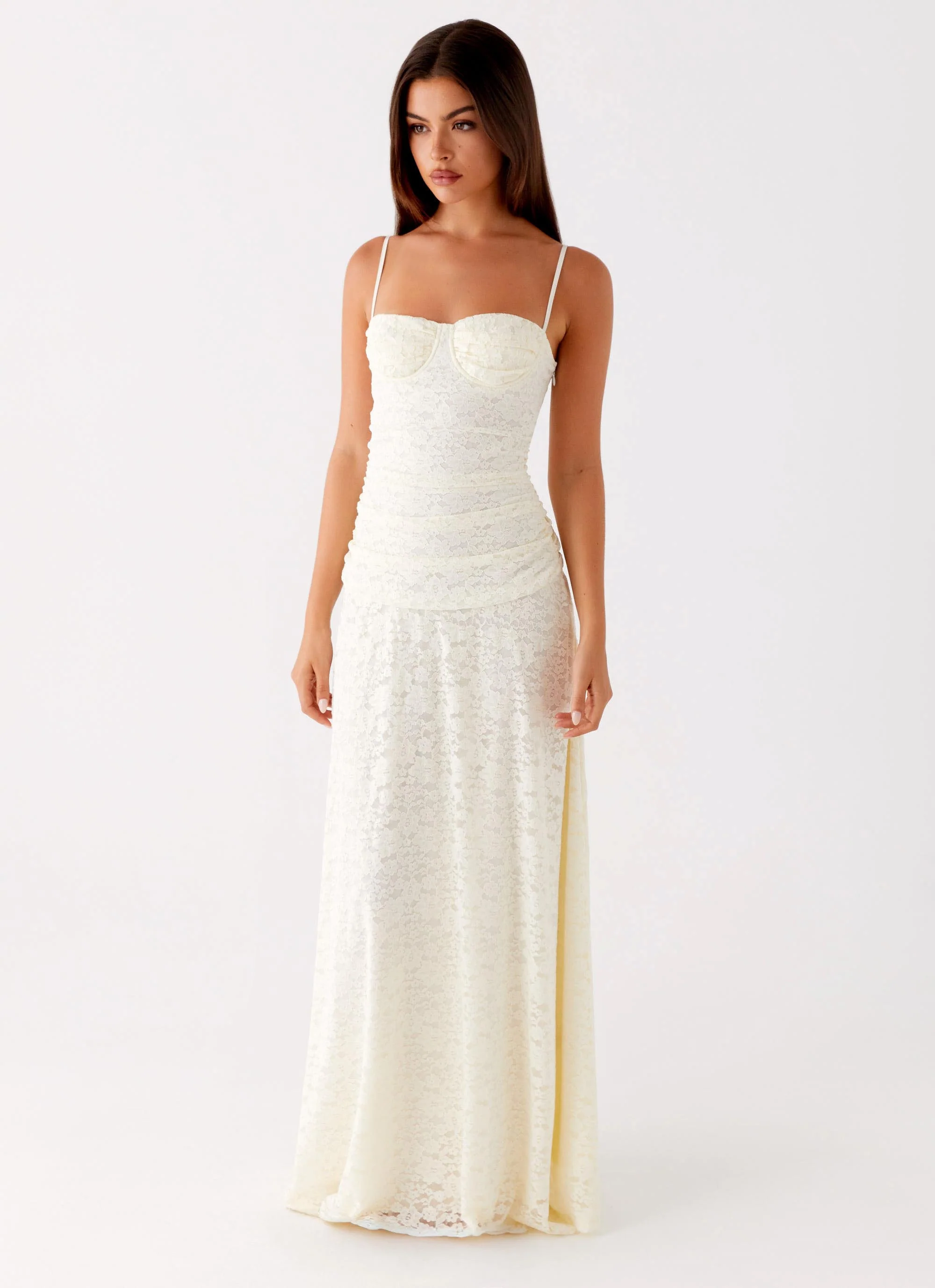 Elsa Maxi Dress - Ivory - Image 4