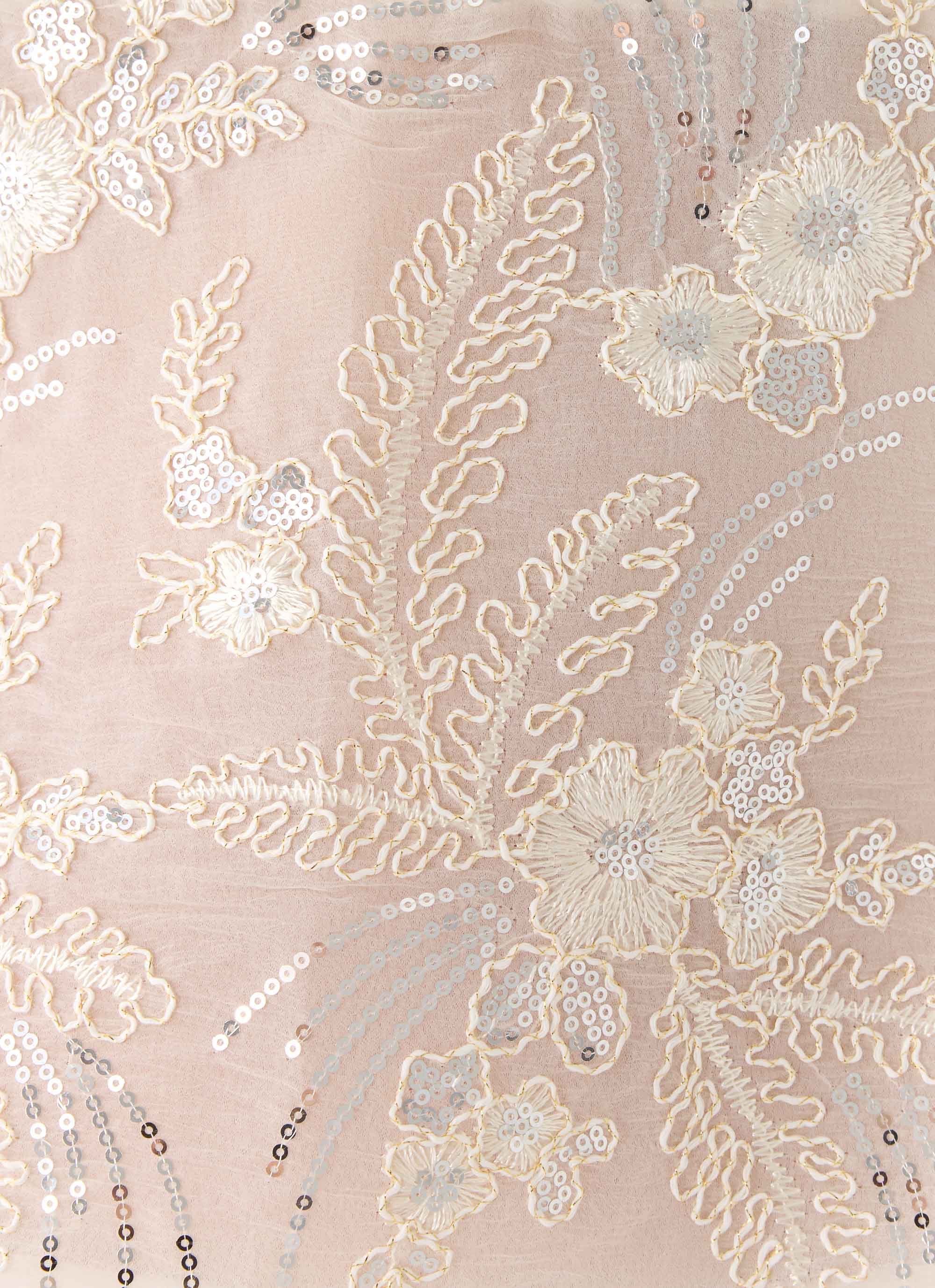 Elsas Sequin Top - Ivory - Image 6