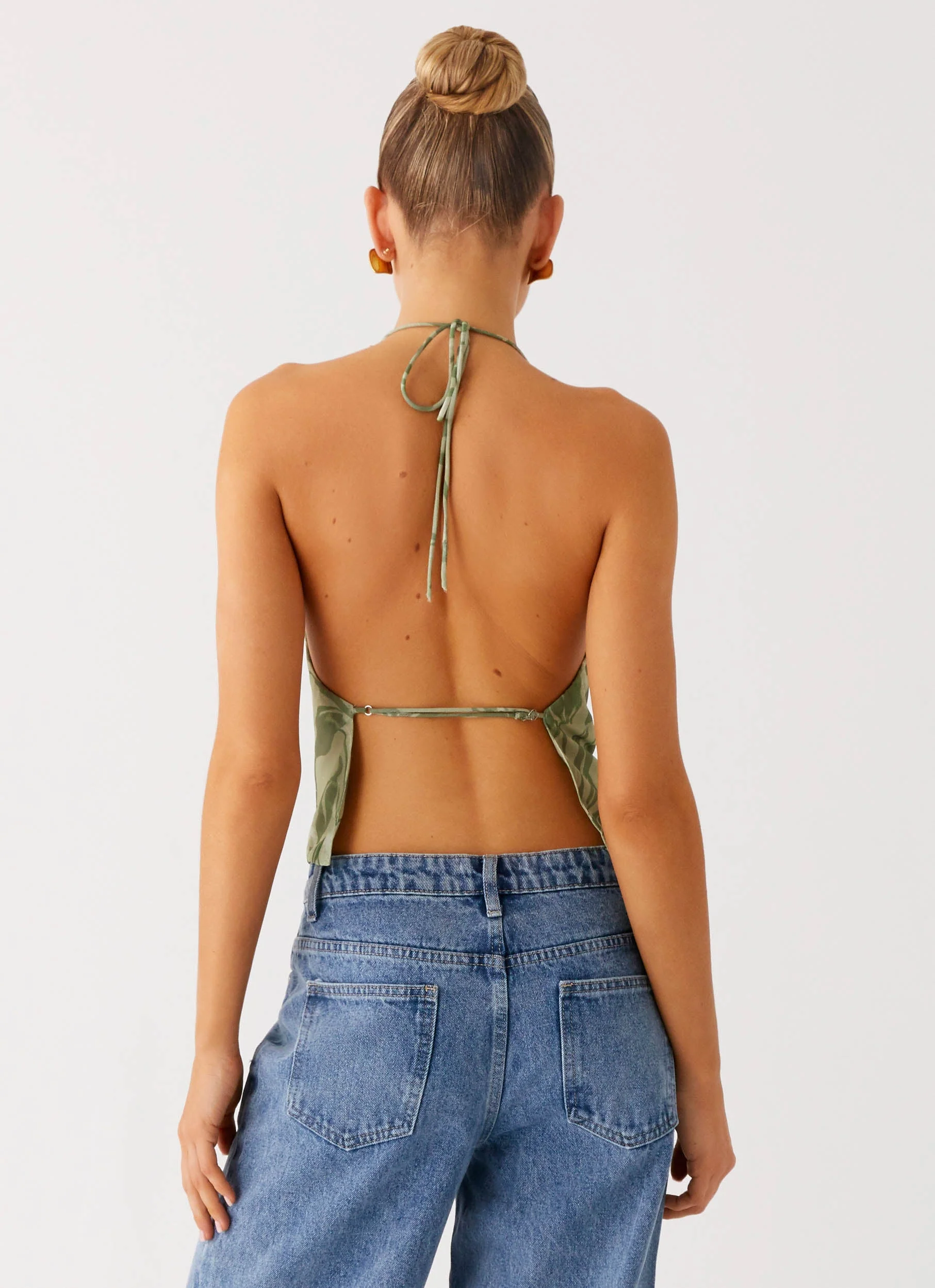 Elspeth Cowl Top - Jade Fern - Image 2