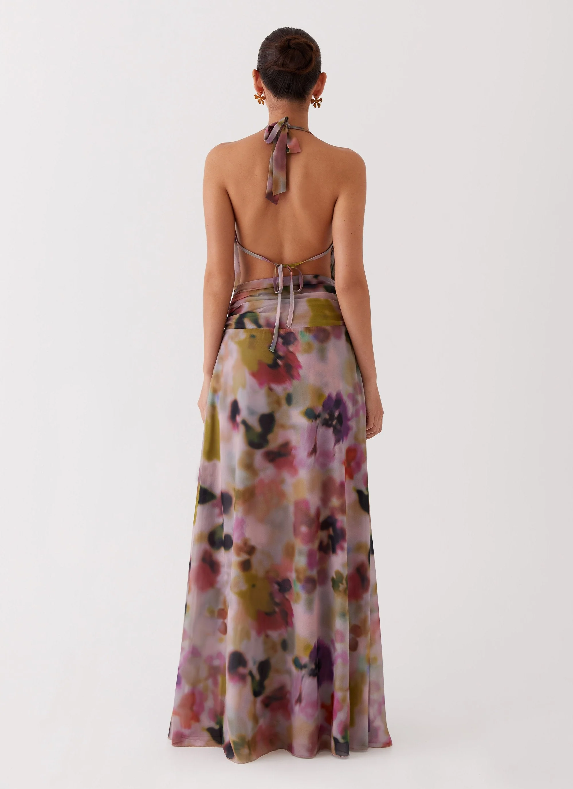 Elysia Chiffon Maxi Dress - Mystic Meadow - Image 5
