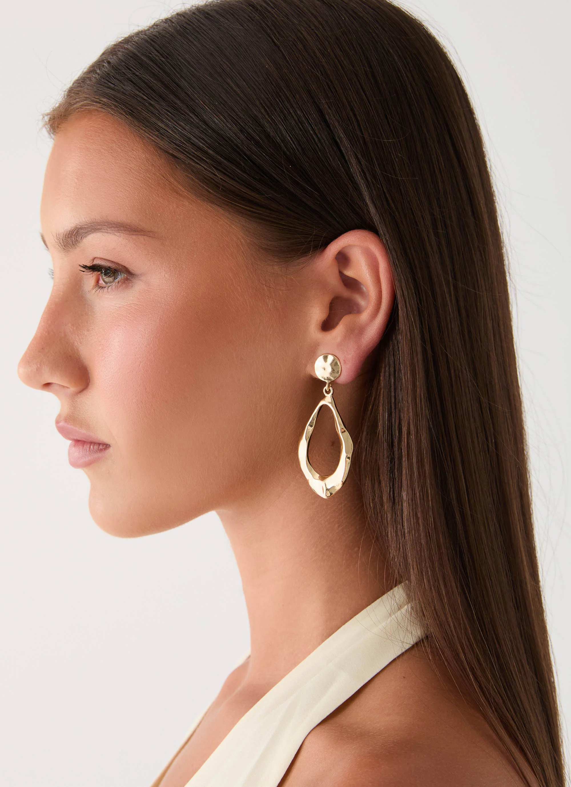 Ember Glow Earrings - Gold - Image 4
