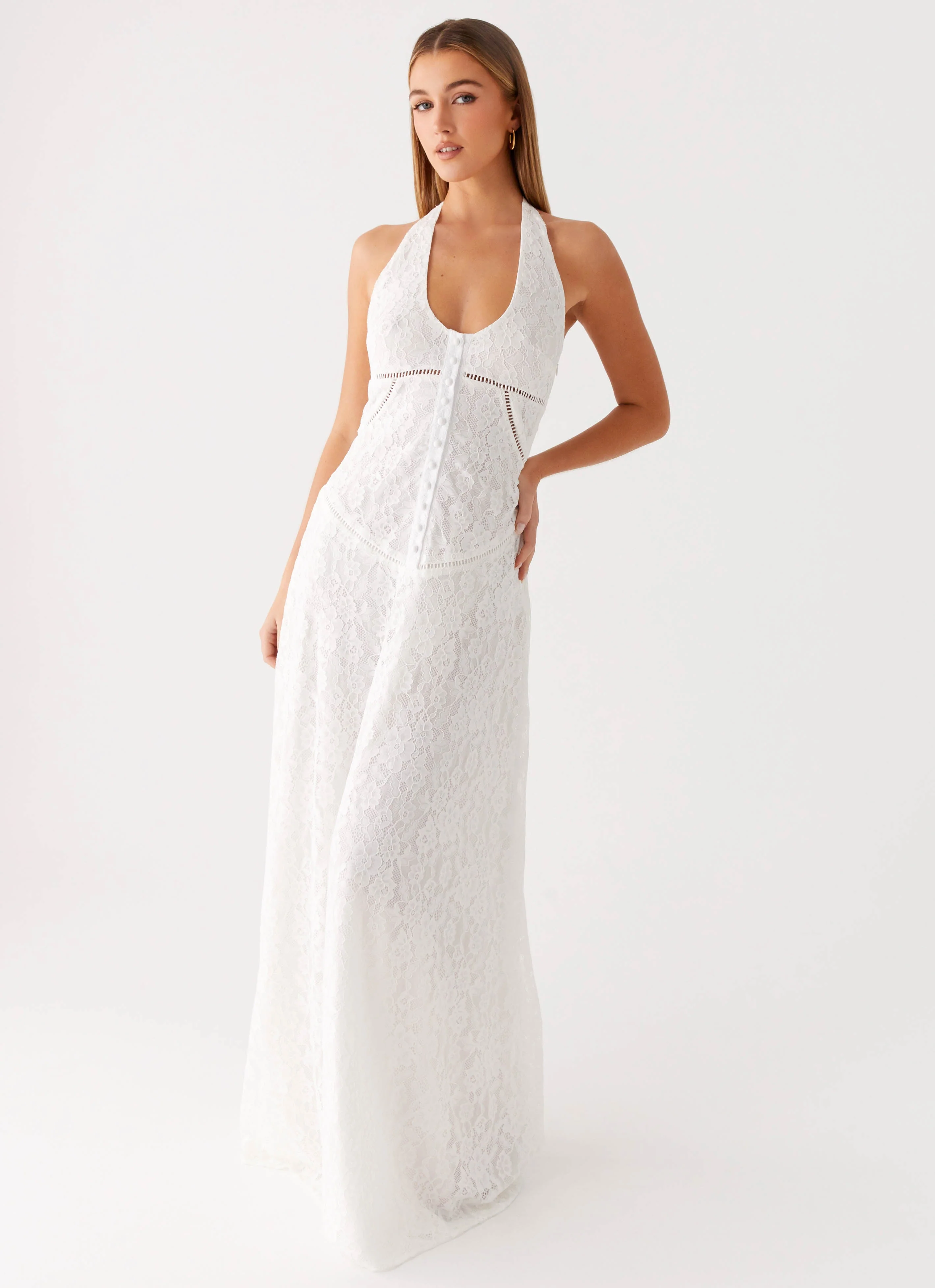 Ember Valley Maxi Dress - Ivory - Image 4