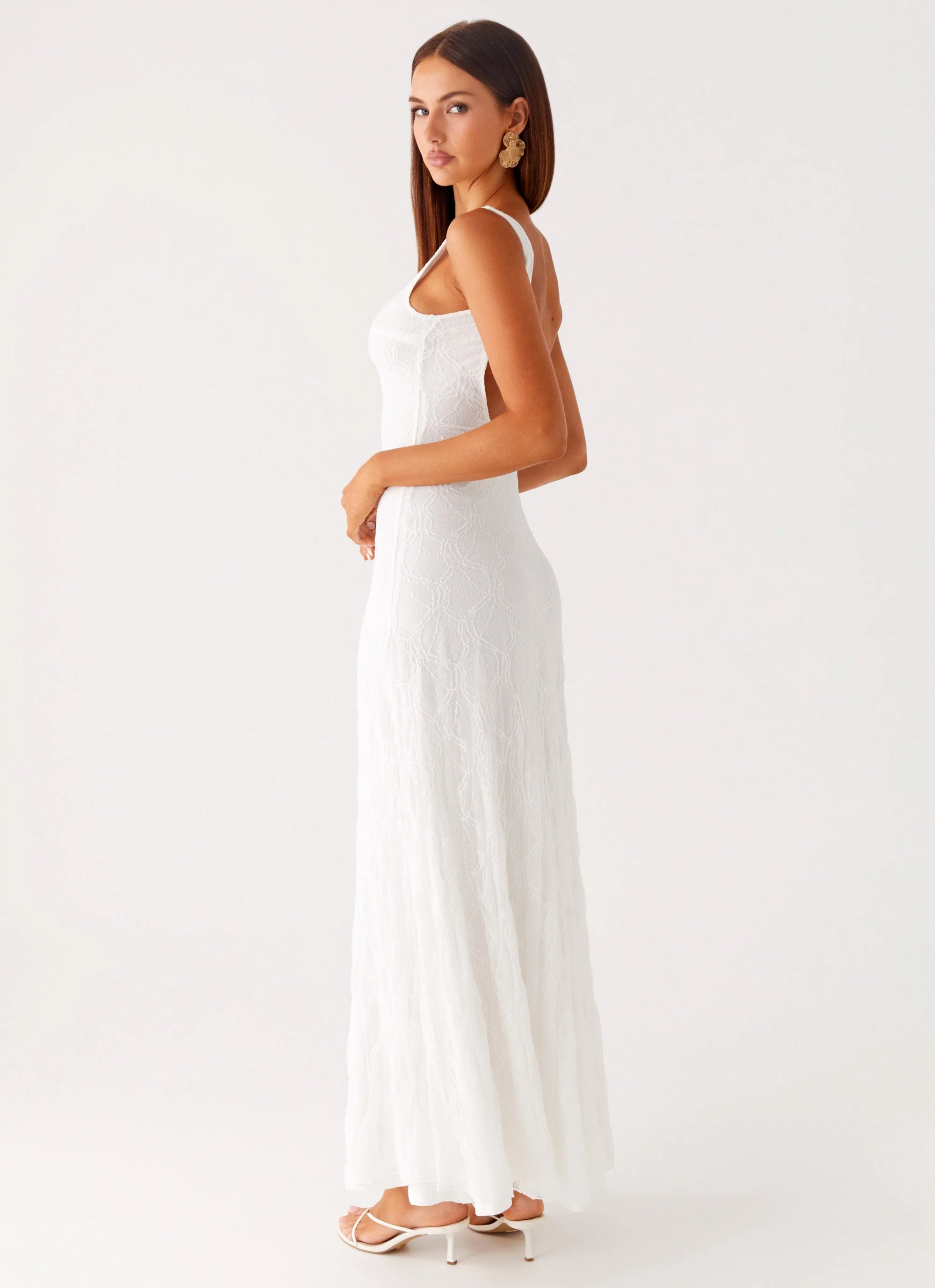 Embrace The Sun Maxi Dress - White - Image 6
