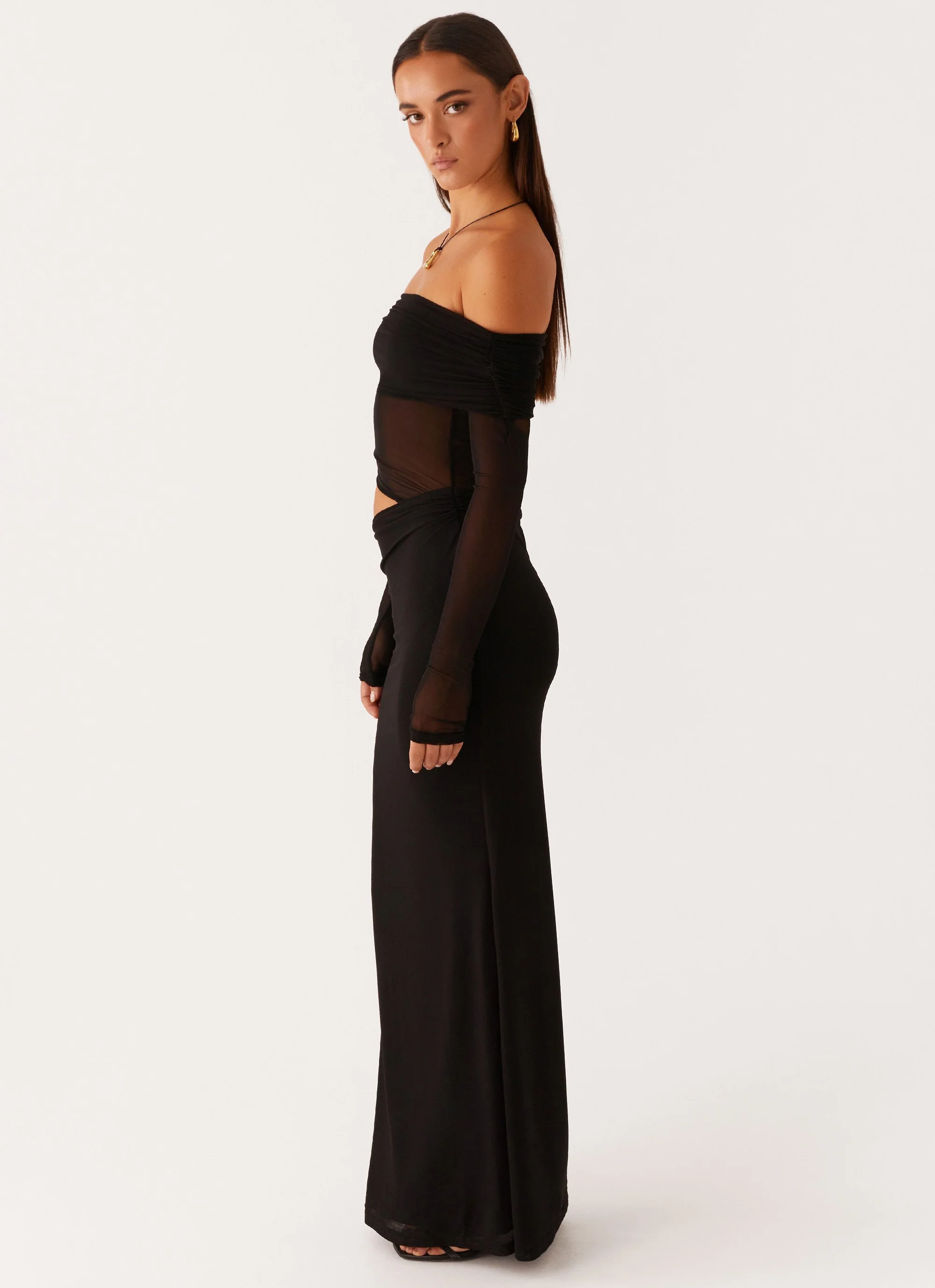 Emery Maxi Dress - Black - Image 3