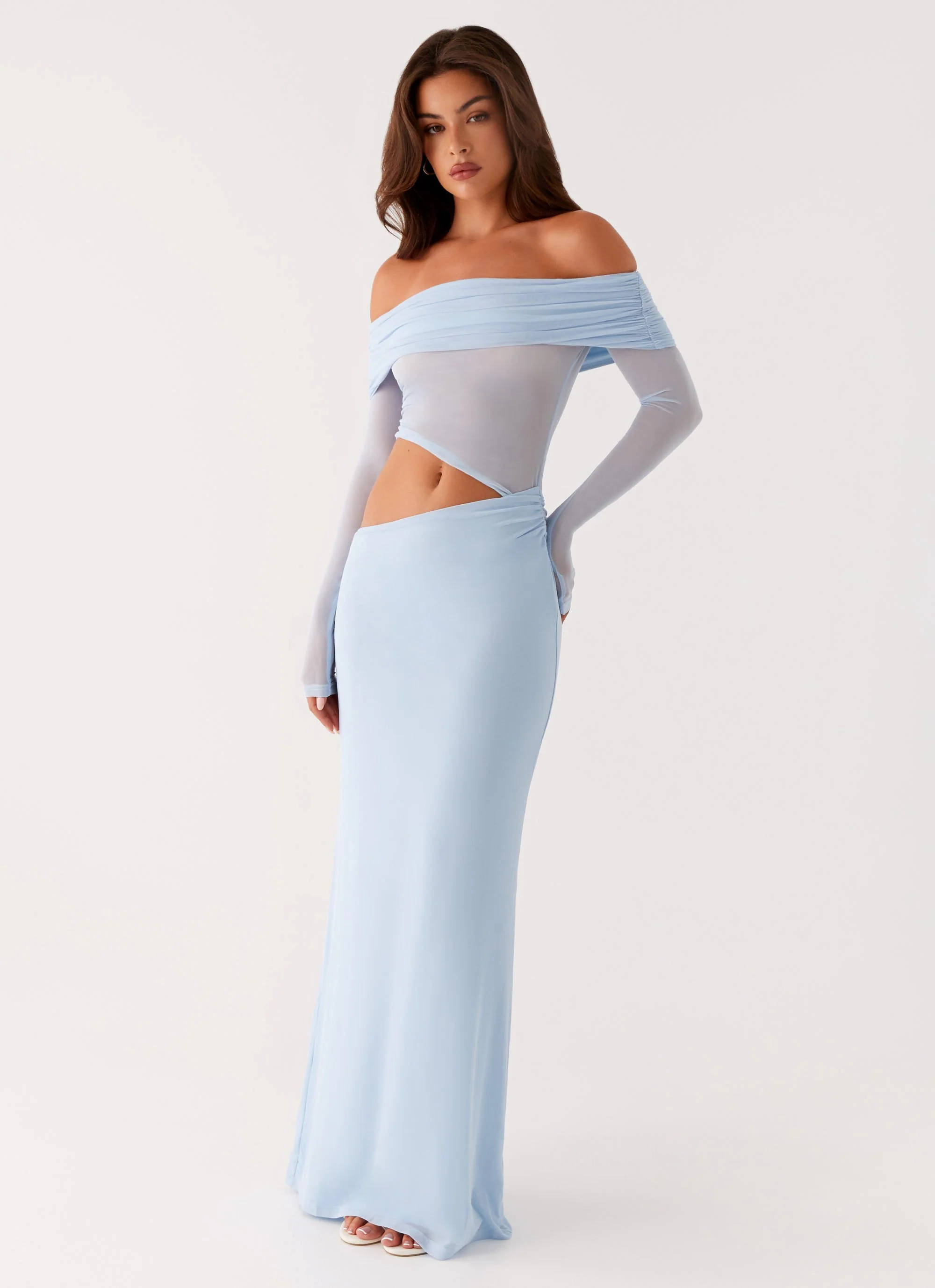 Emery Maxi Dress - Blue - Image 5