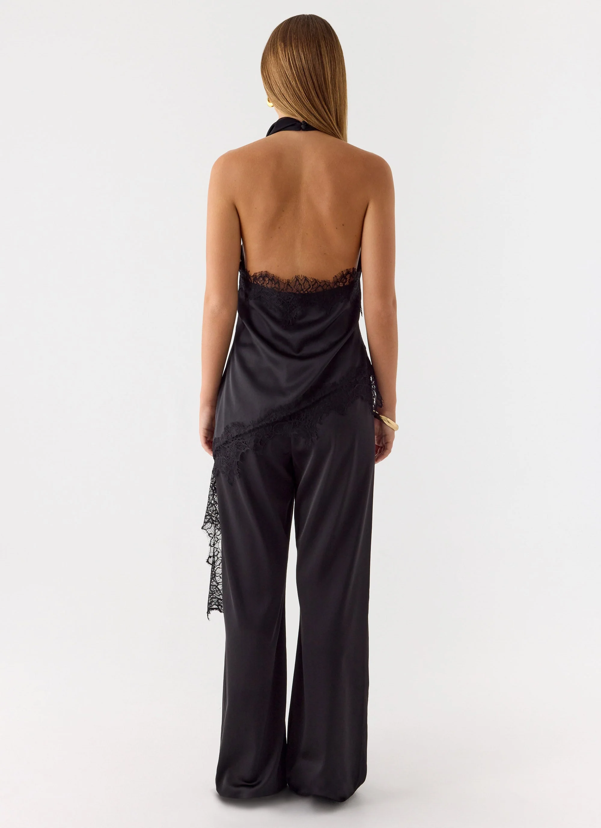 Emilee Cowl Top - Black - Image 3