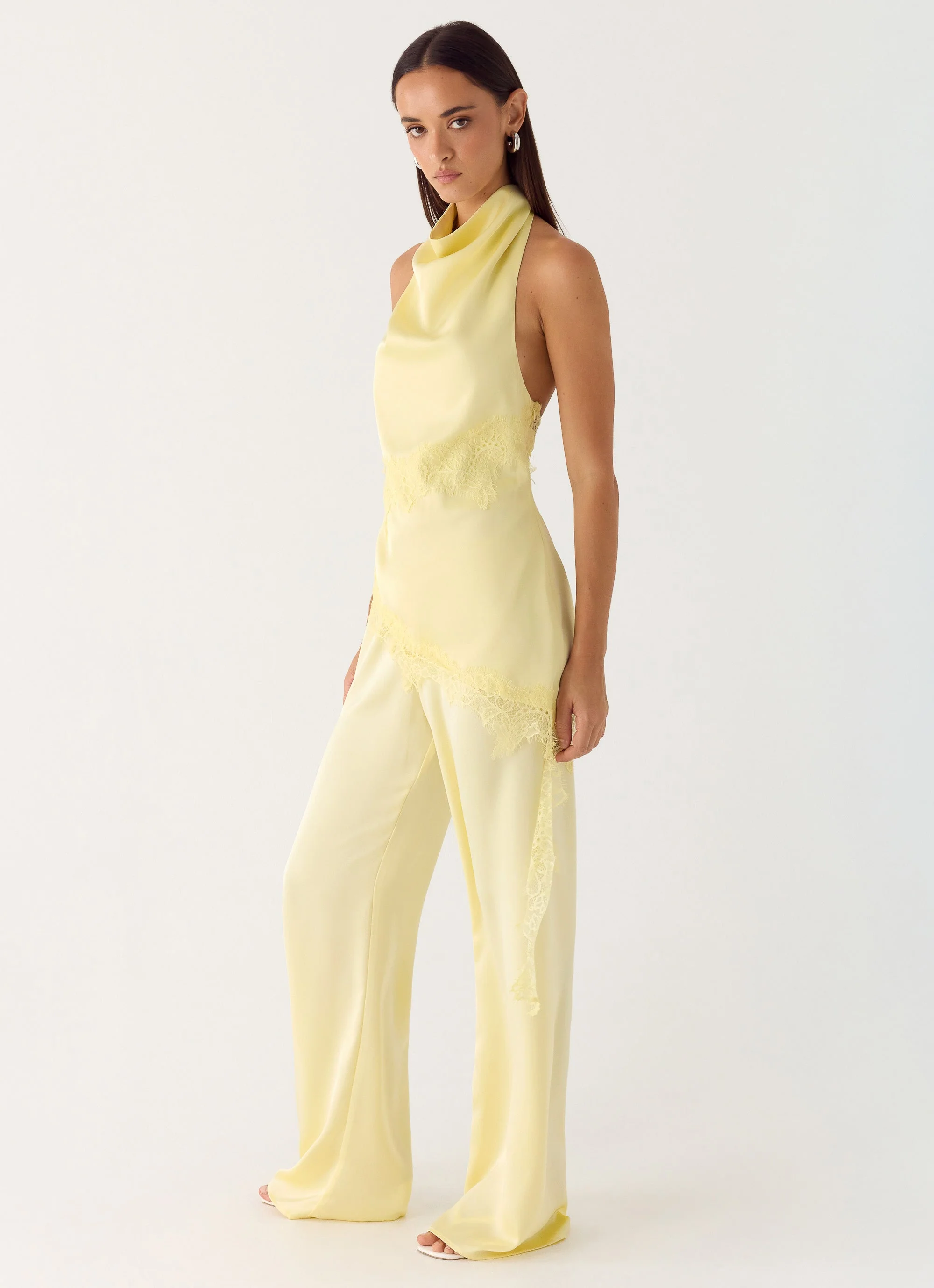 Emilee Cowl Top - Yellow - Image 5