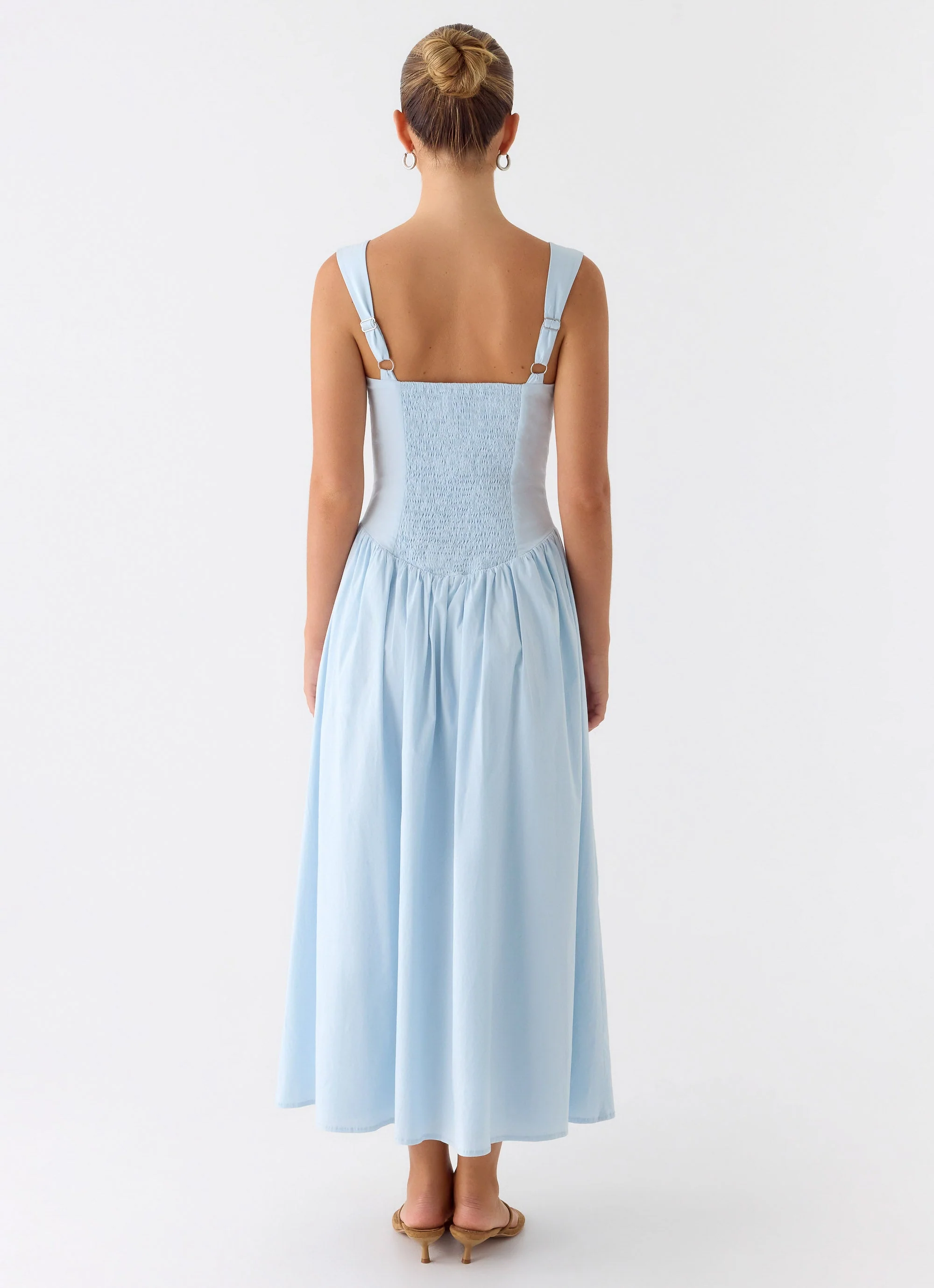 Emmalina Midi Dress - Blue - Image 3