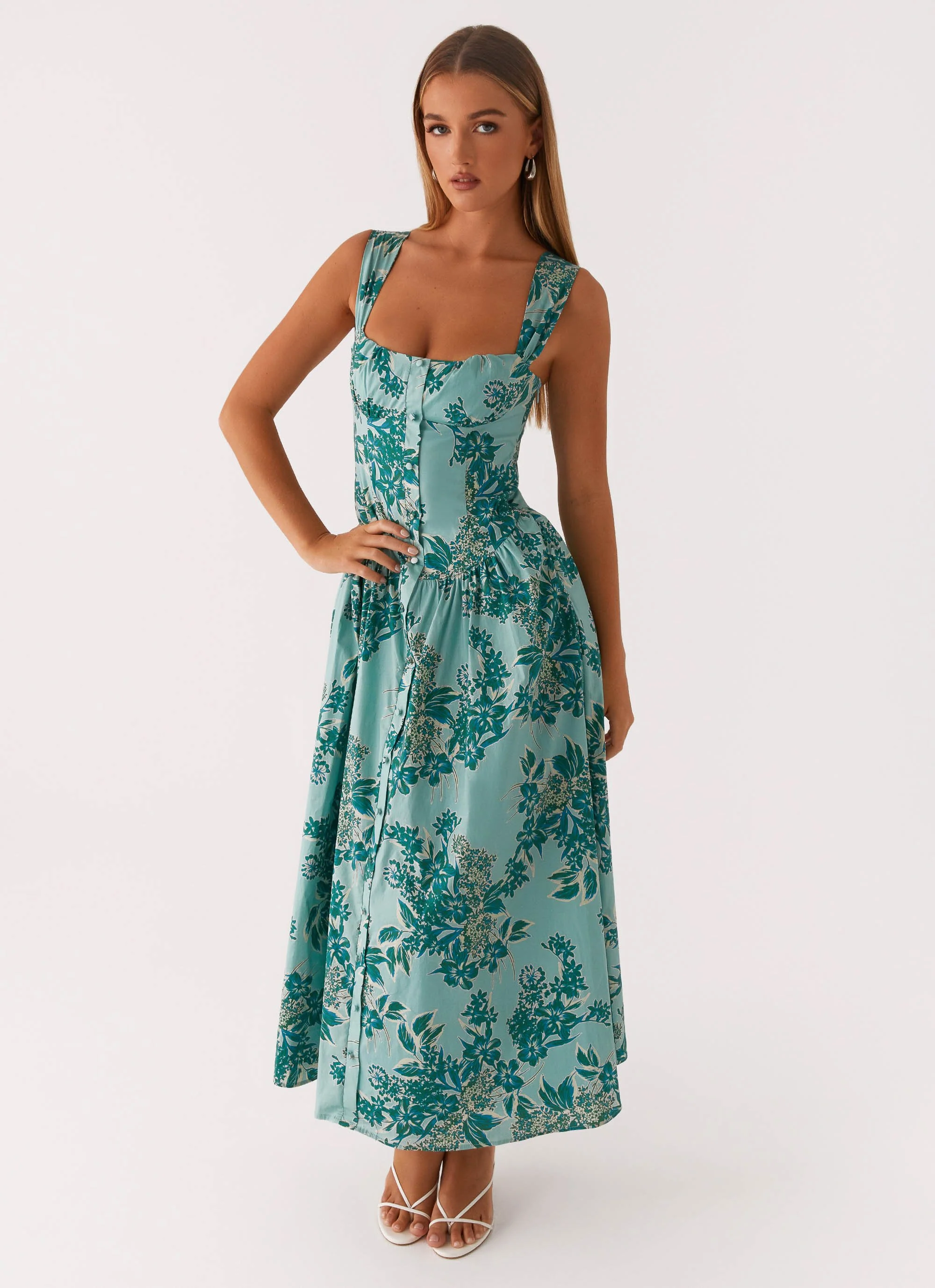 Emmalina Midi Dress - Cloud Nine Floral - Image 5