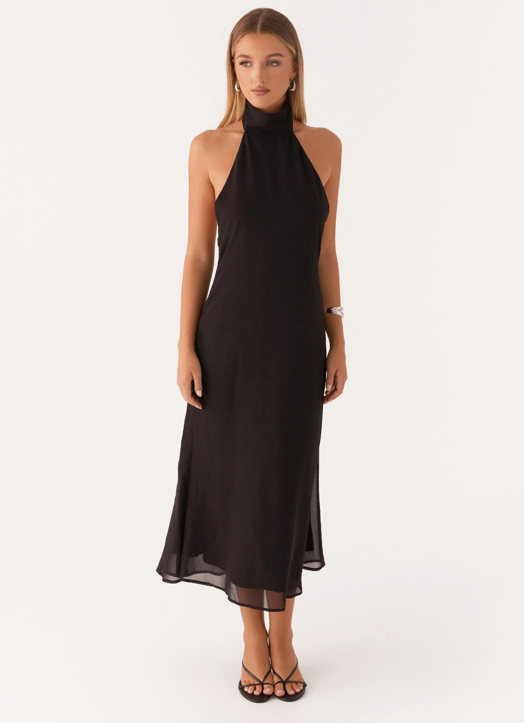 Emmalyn Midi Dress - Black - Image 6