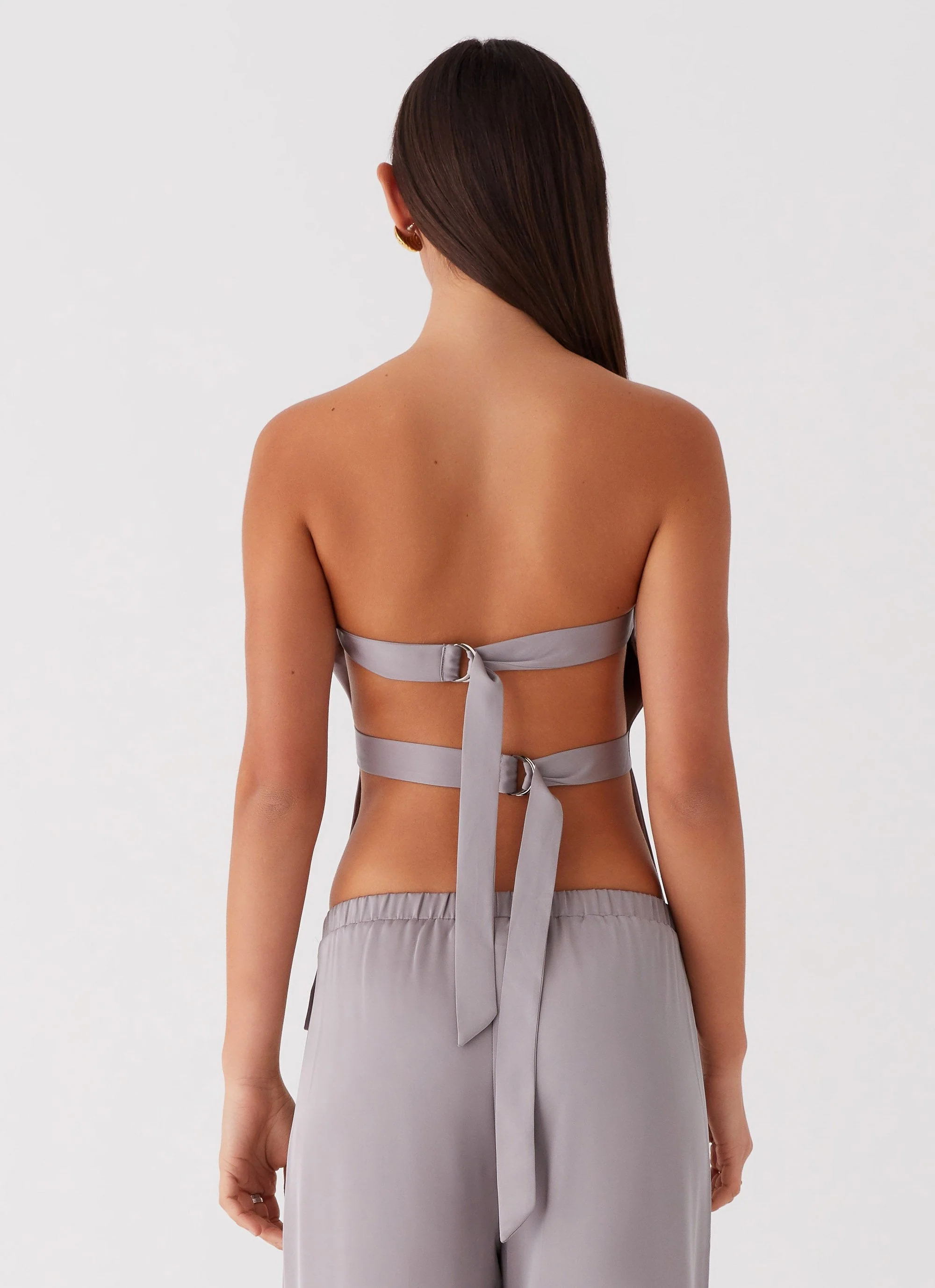 Enchanted Loving Strapless Top - Grey - Image 3