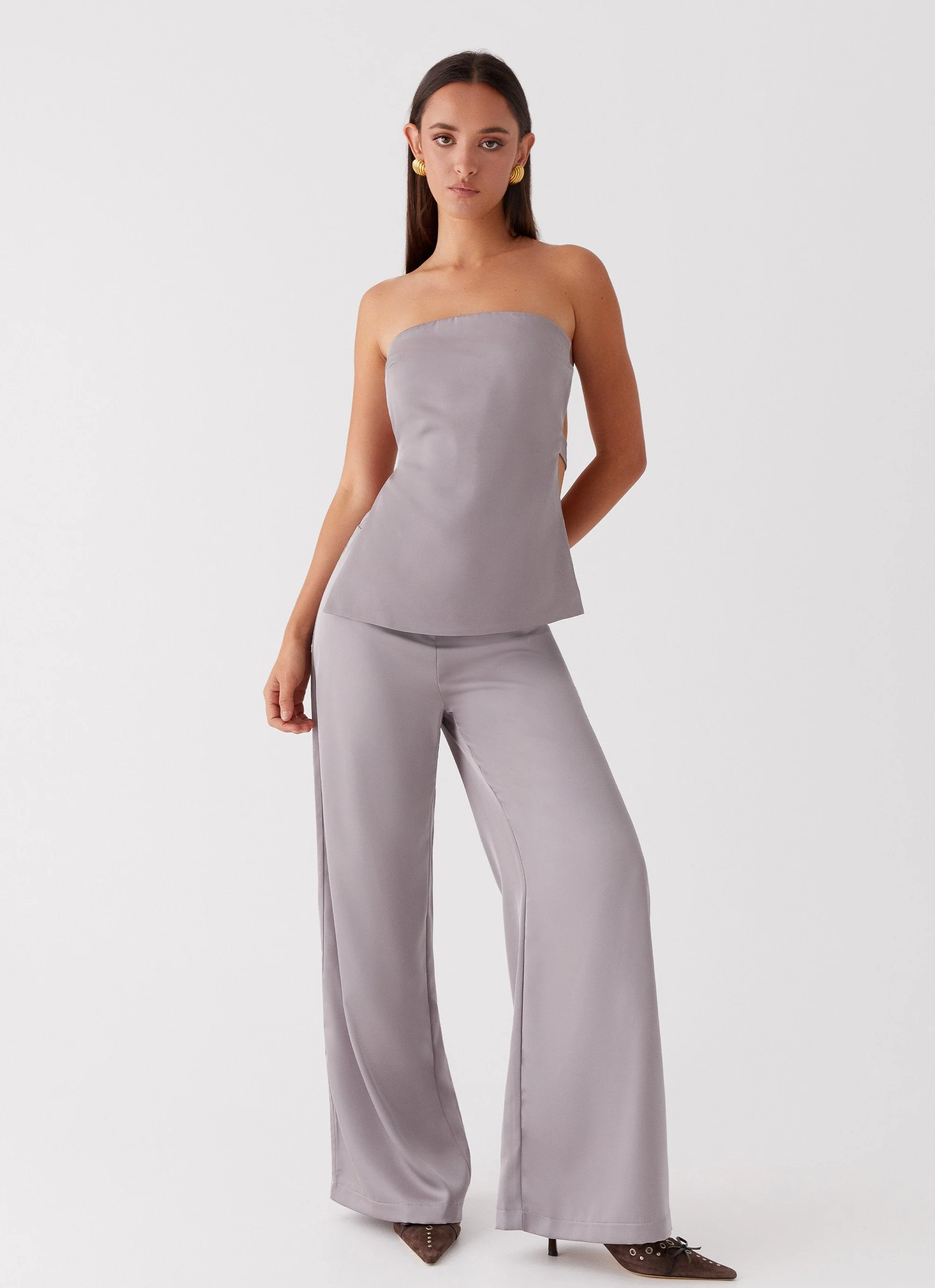 Enchanted Loving Strapless Top - Grey - Image 4