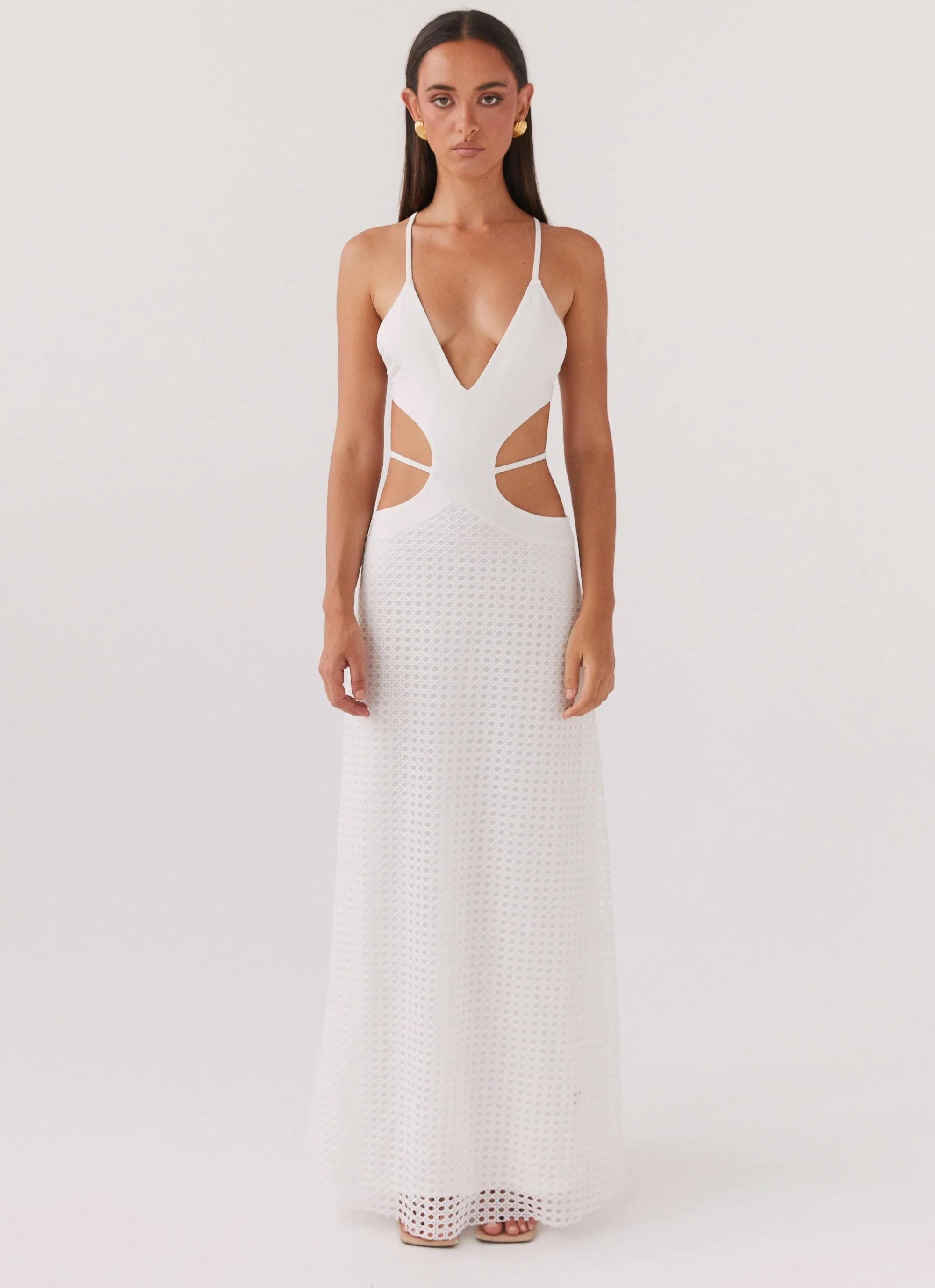 Enchanted Melodies Maxi Dress - White - Image 2