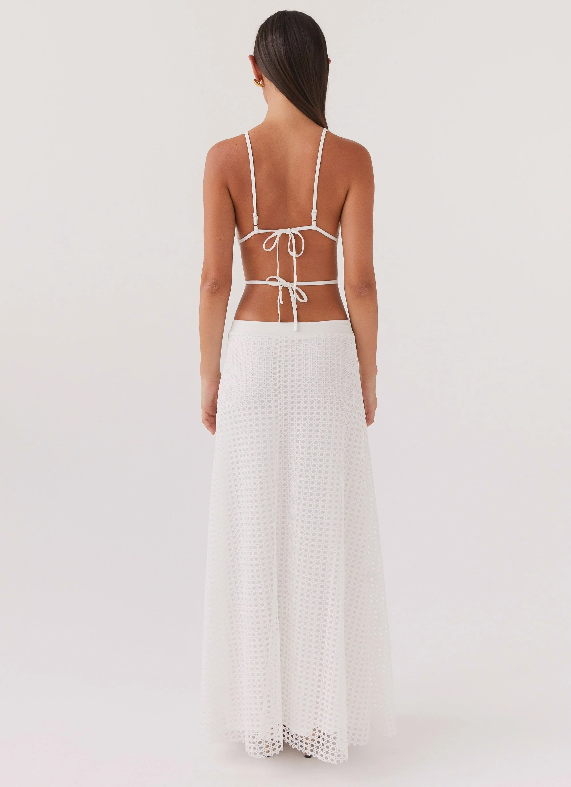 Enchanted Melodies Maxi Dress - White - Image 4