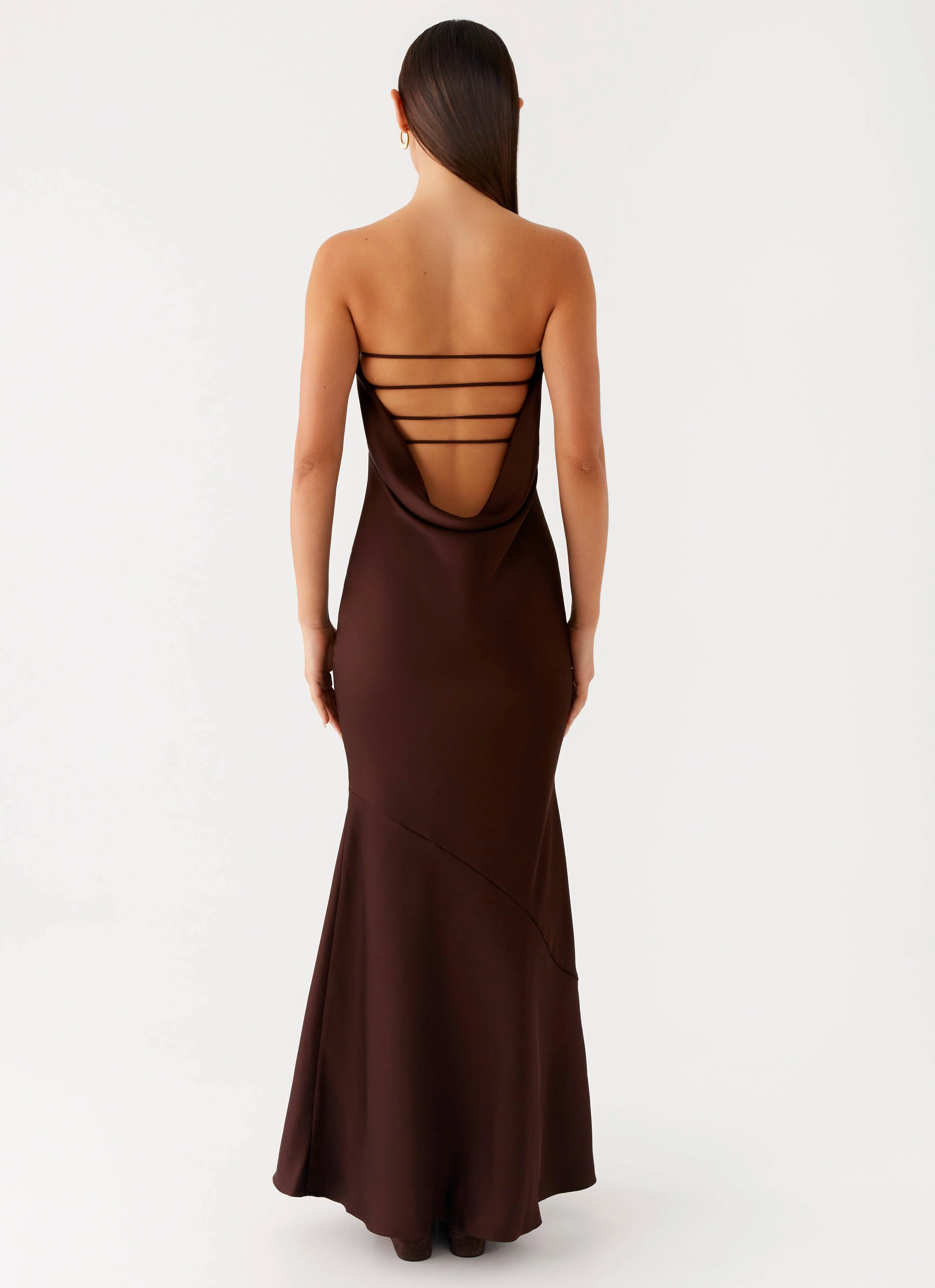 Endless Nights Maxi Dress - Chocolate - Image 3