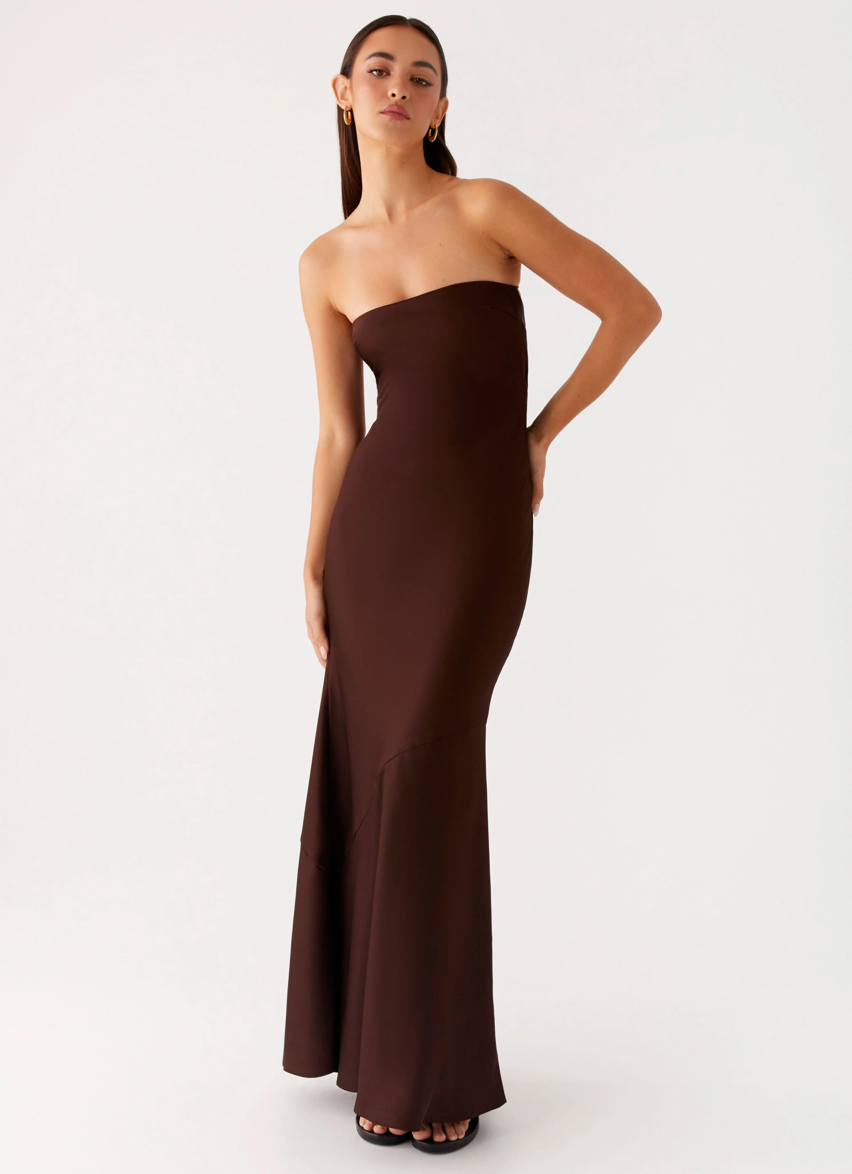 Endless Nights Maxi Dress - Chocolate - Image 4