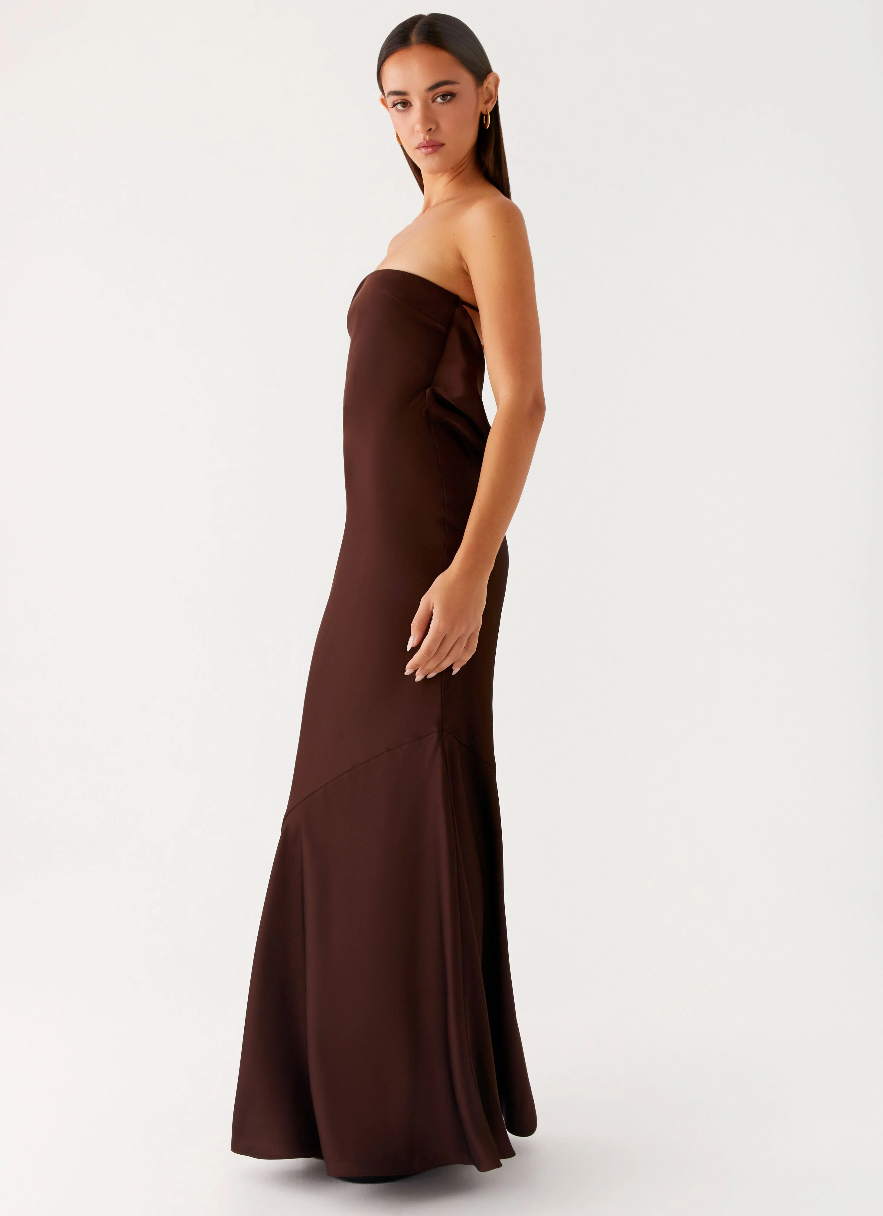Endless Nights Maxi Dress - Chocolate - Image 5
