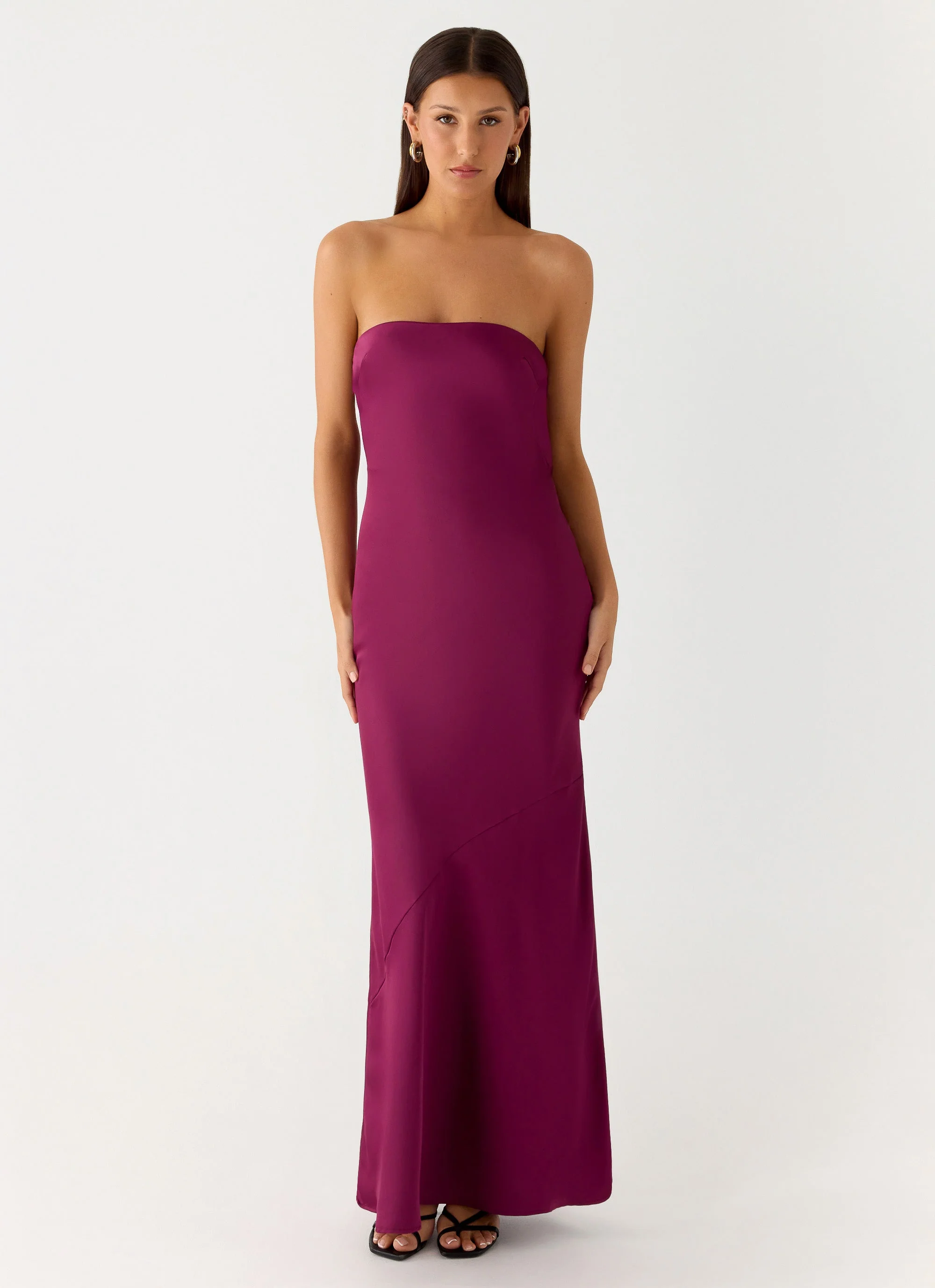 Endless Nights Maxi Dress - Plum - Image 3