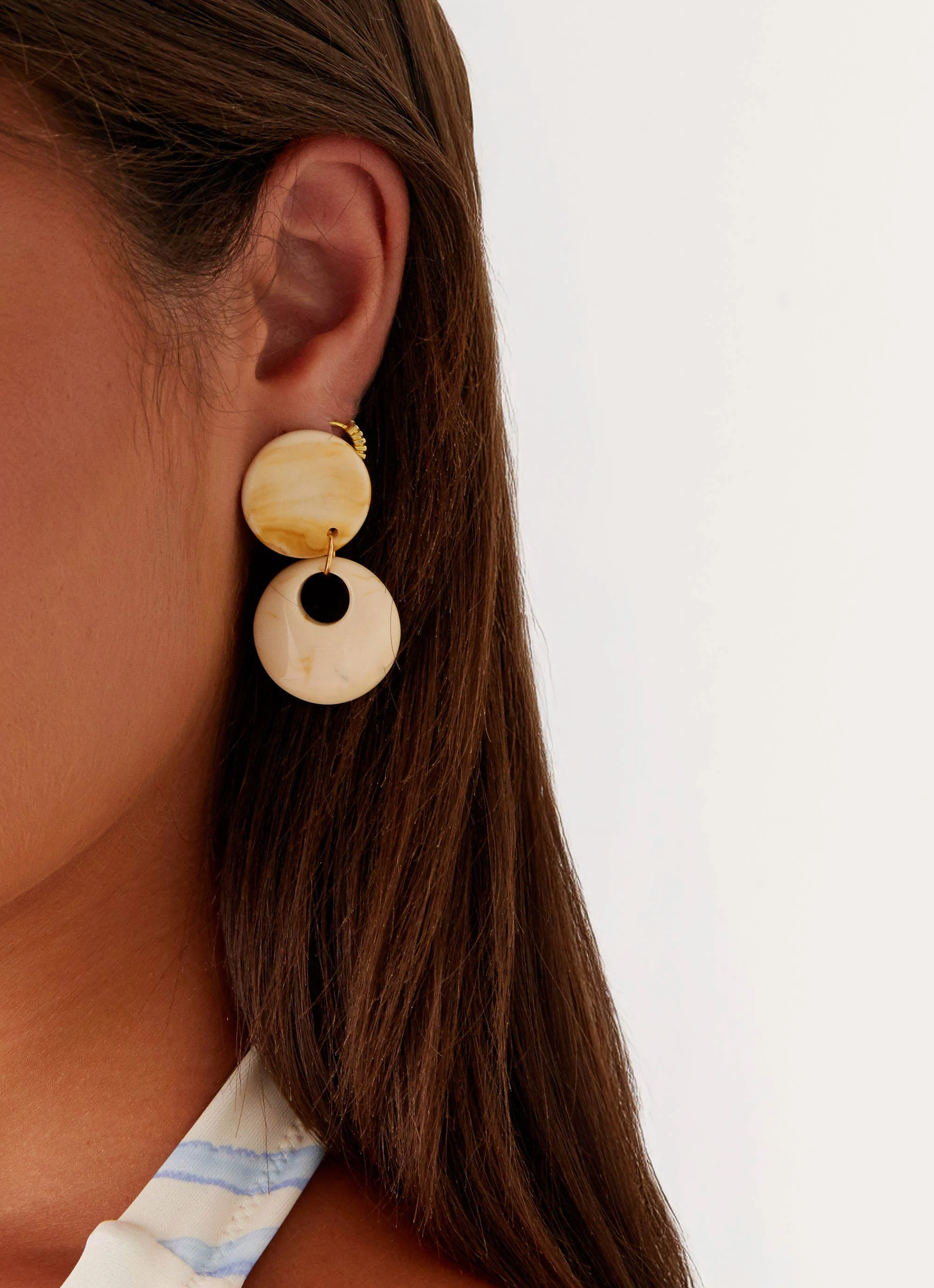 Eraz Earrings - Ivory - Image 2