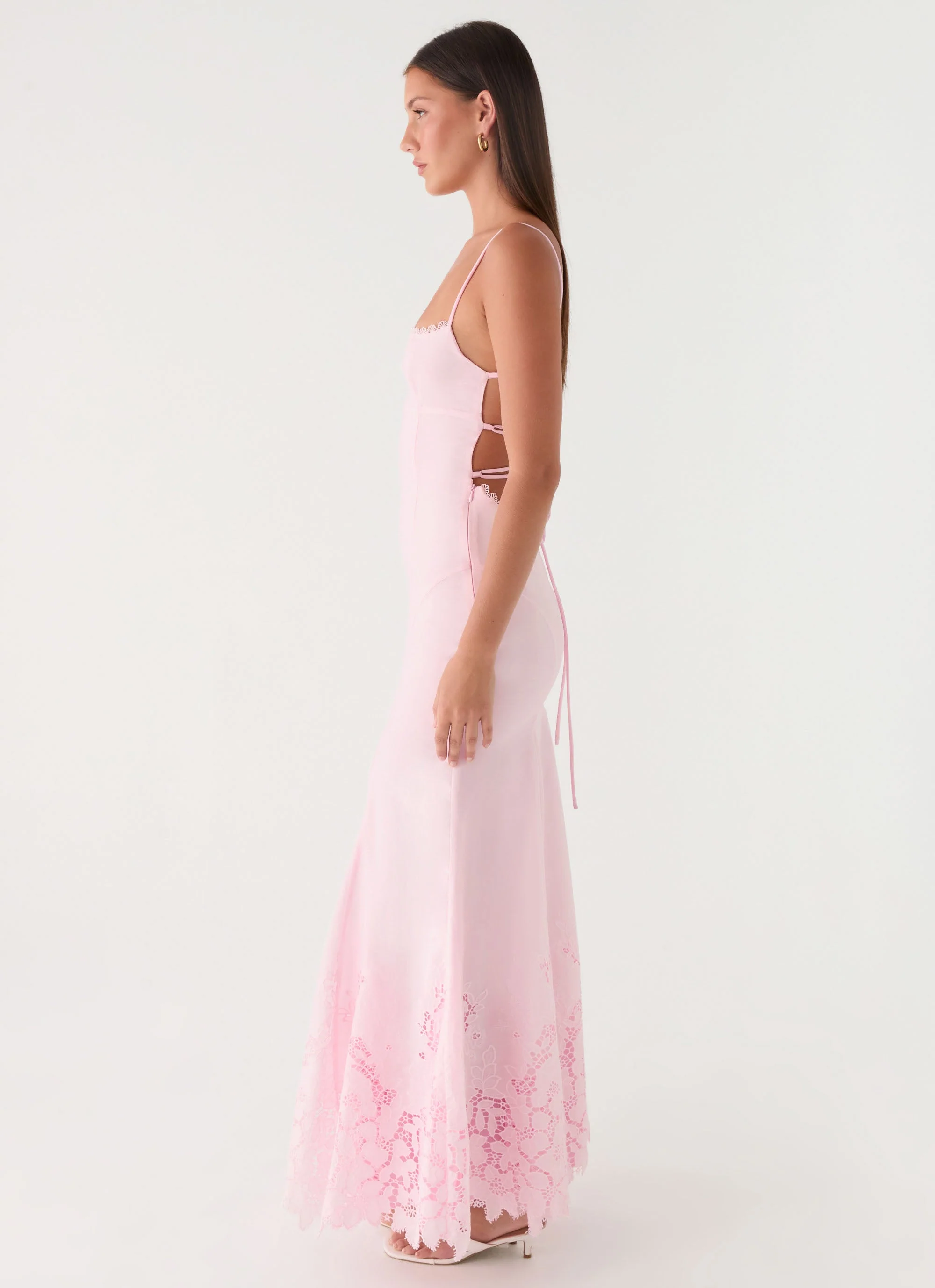 Esenia Maxi Dress - Pink - Image 3