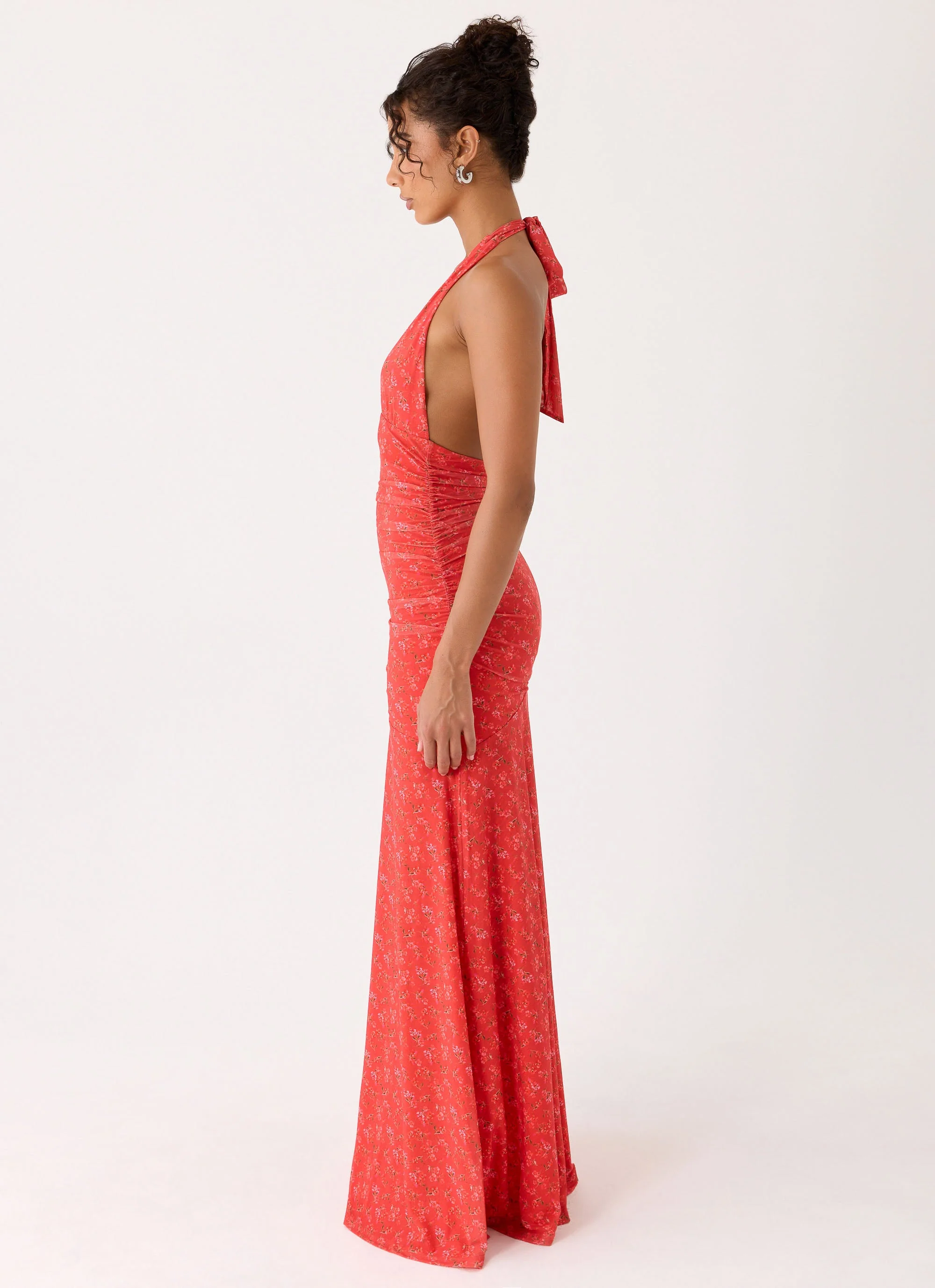 Esme Maxi Dress - Magenta Red Rose - Image 2