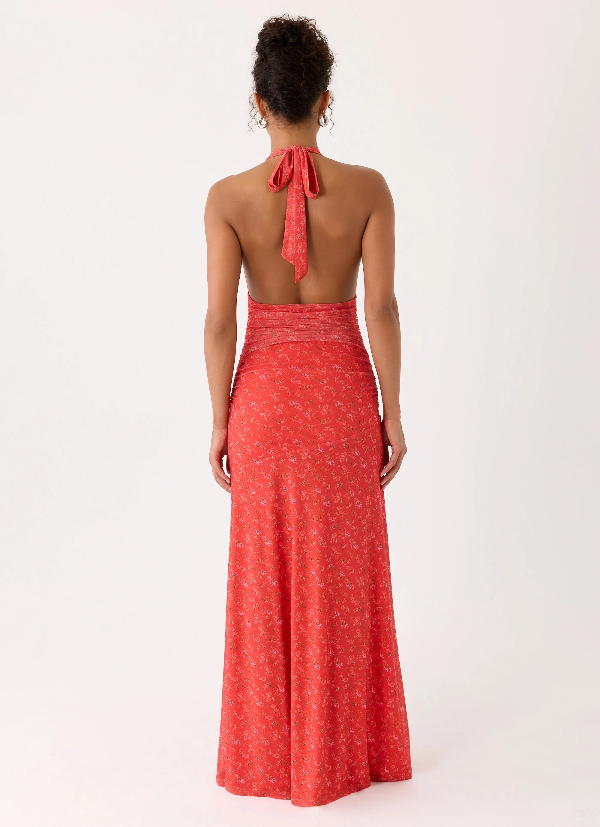 Esme Maxi Dress - Magenta Red Rose - Image 3