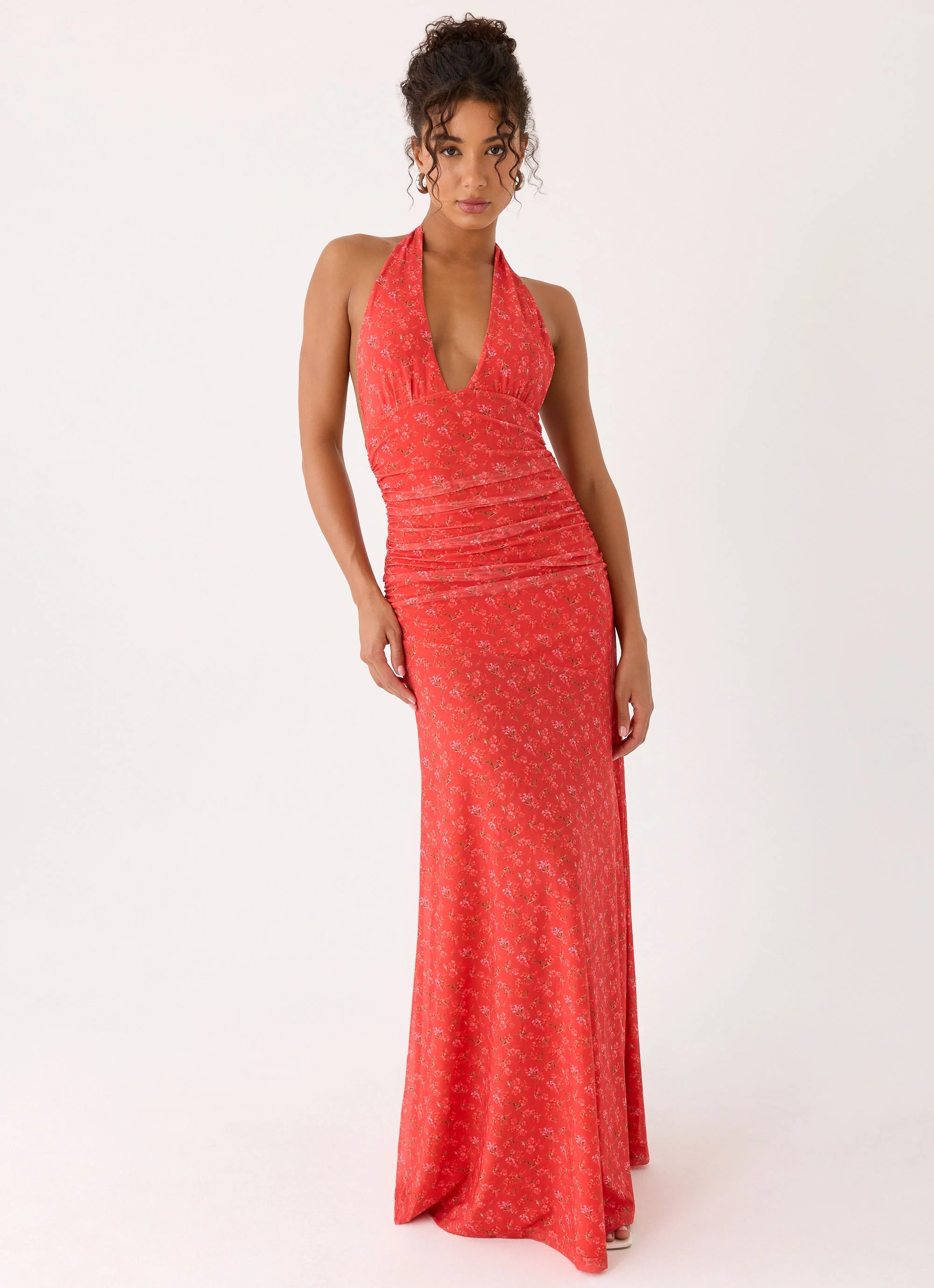 Esme Maxi Dress - Magenta Red Rose - Image 6