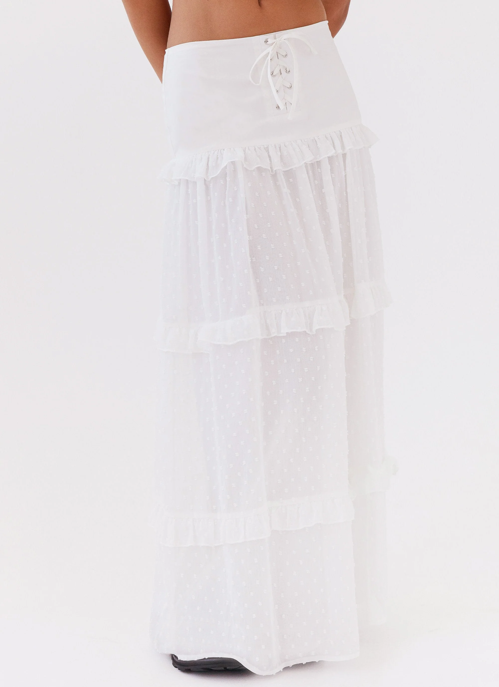 Esmeralda Maxi Skirt - White - Image 6