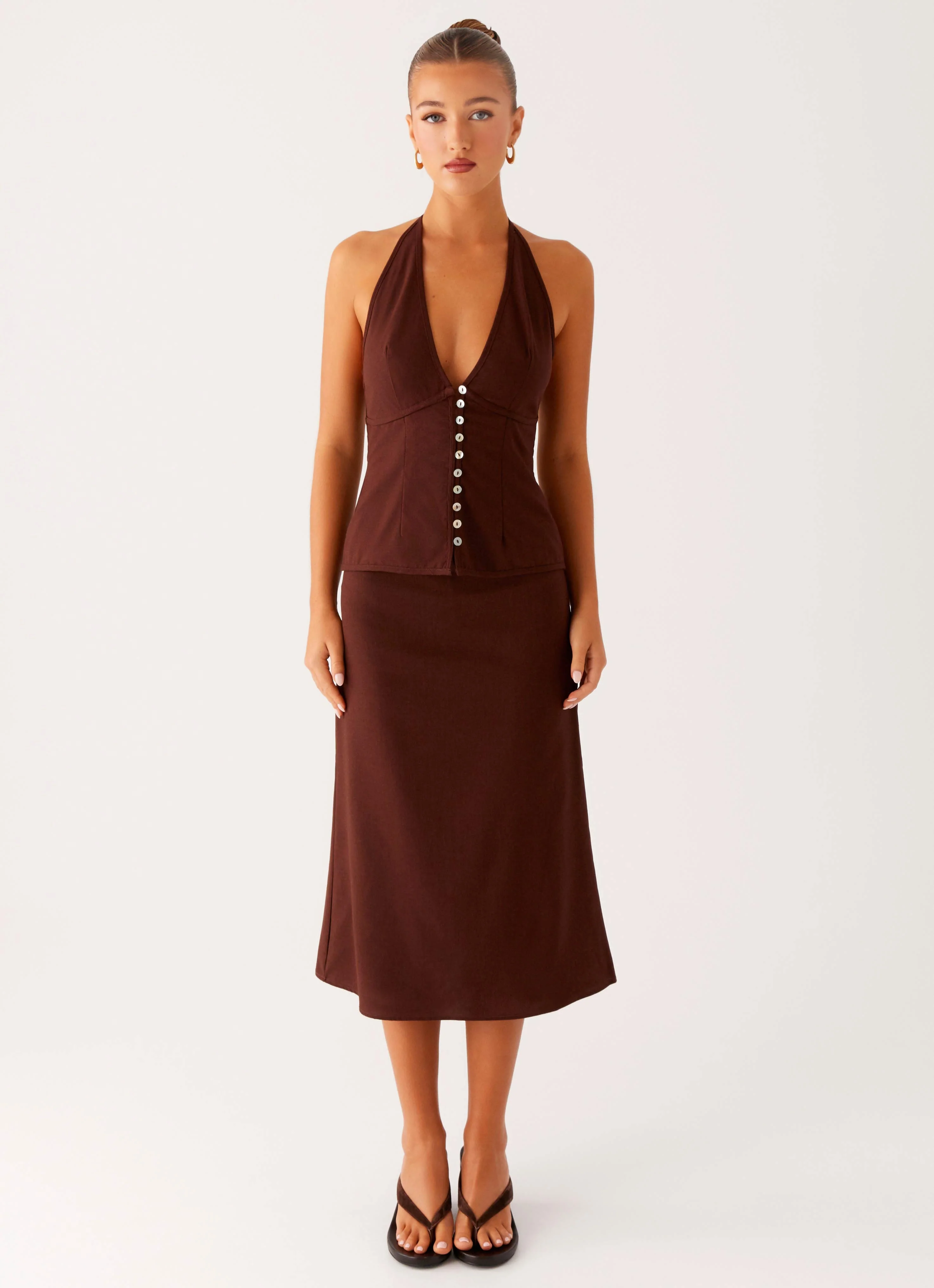 Esther Top - Chocolate - Image 2