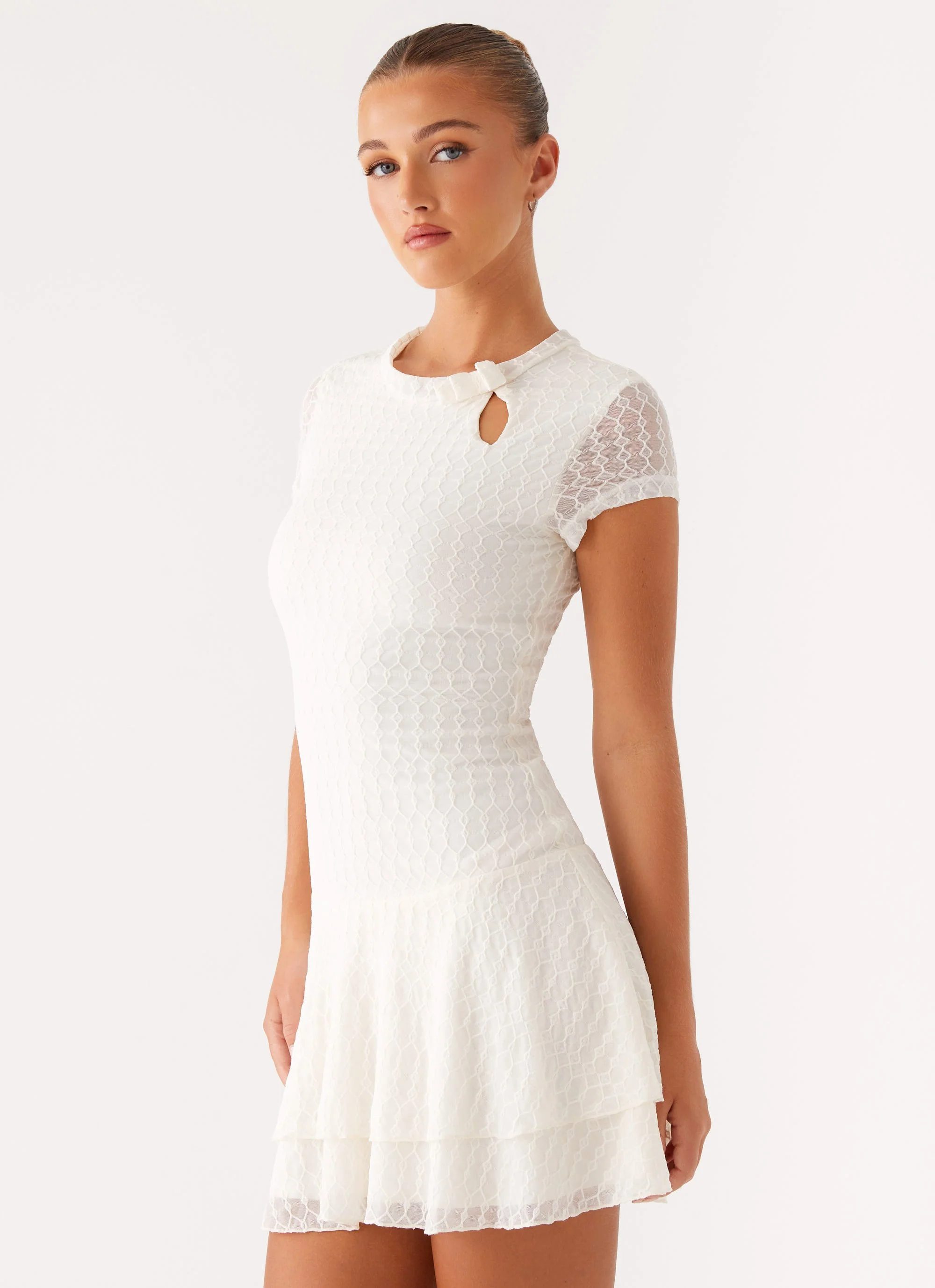 Esty Mini Dress - Ivory - Image 6