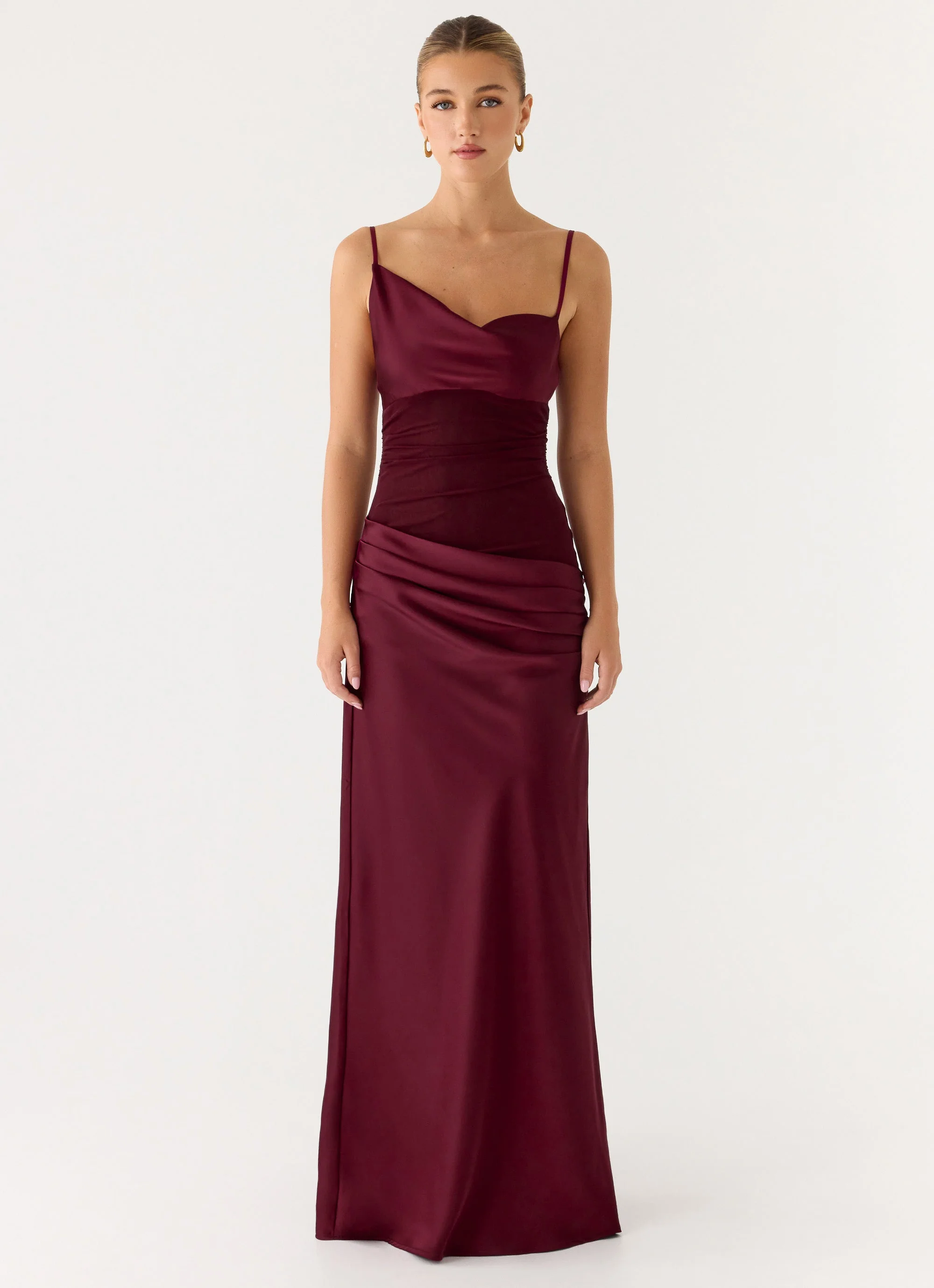 Eternal Energy Maxi Dress - Merlot - Image 5