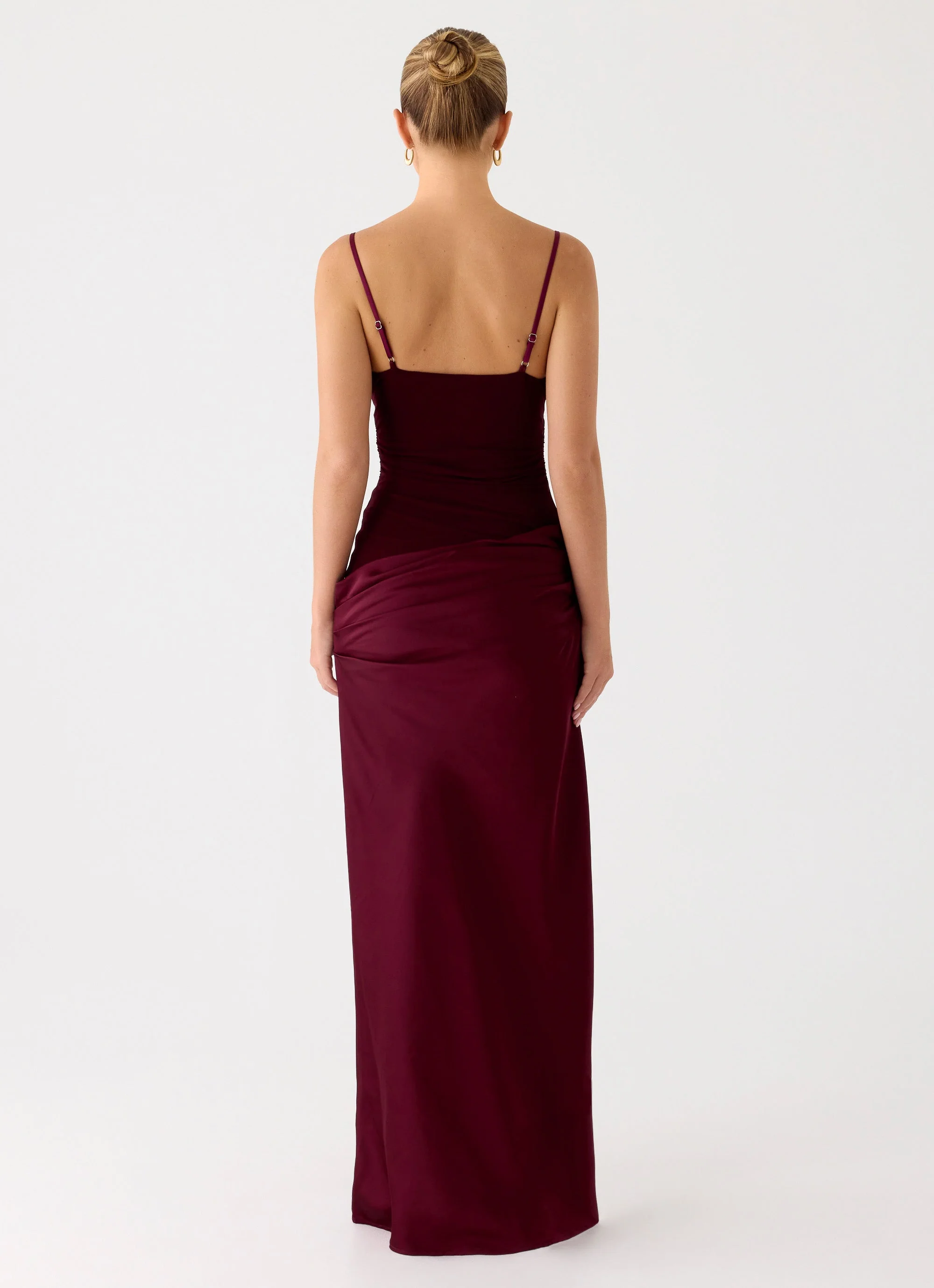 Eternal Energy Maxi Dress - Merlot - Image 7
