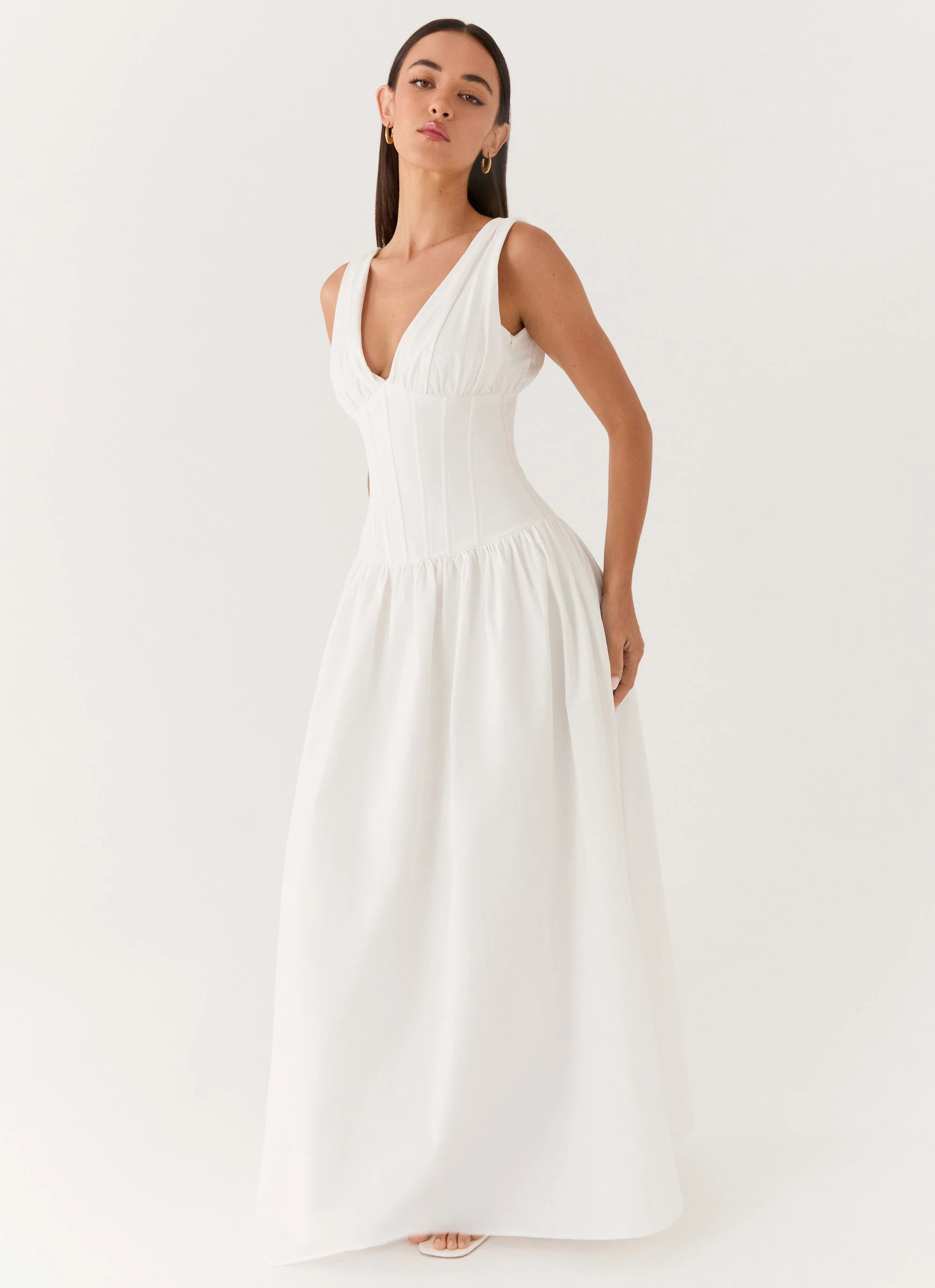 Eunbi Maxi Dress - White - Image 5