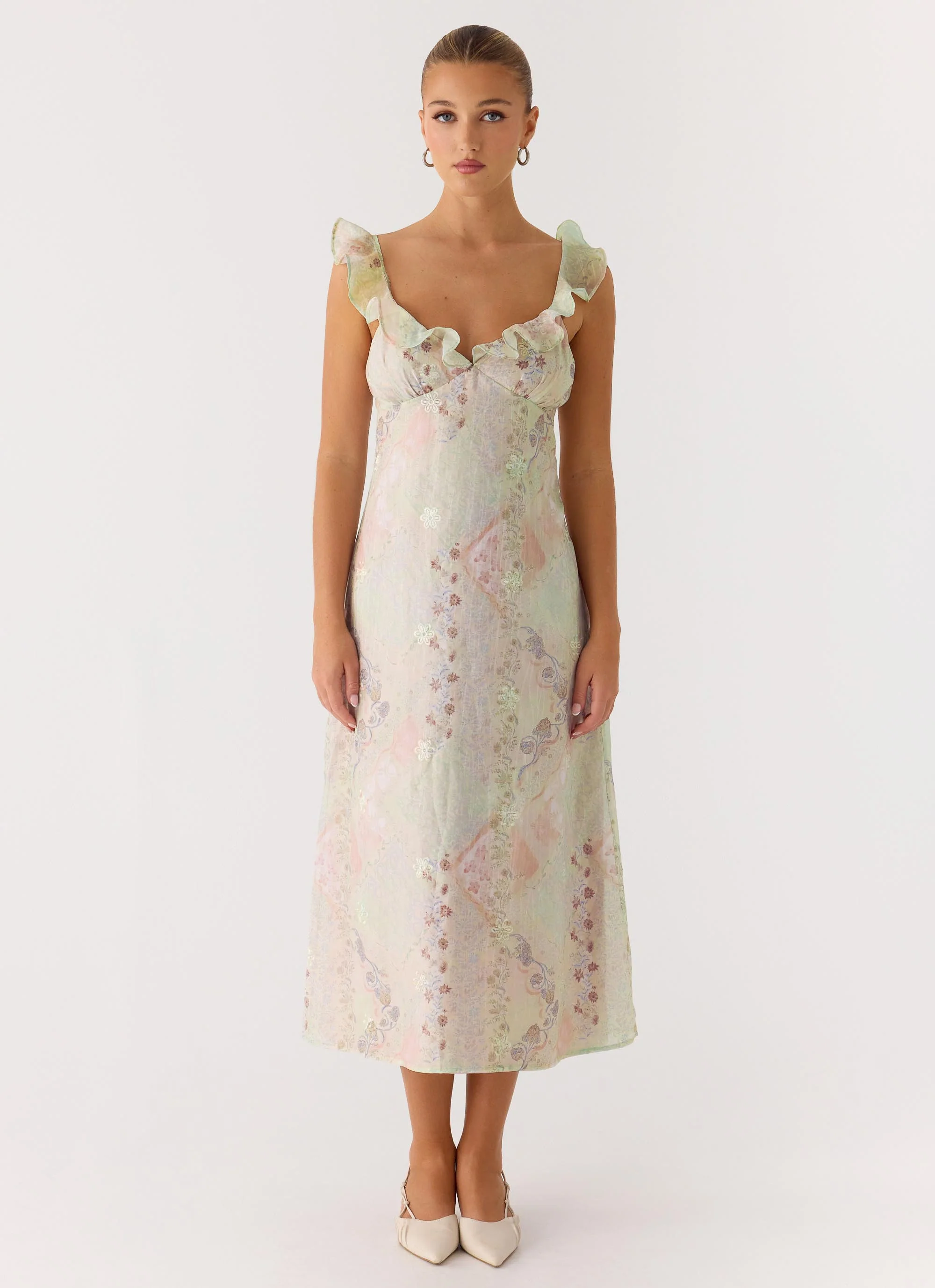 Europa Midi Dress - Mystic Paisley - Image 2