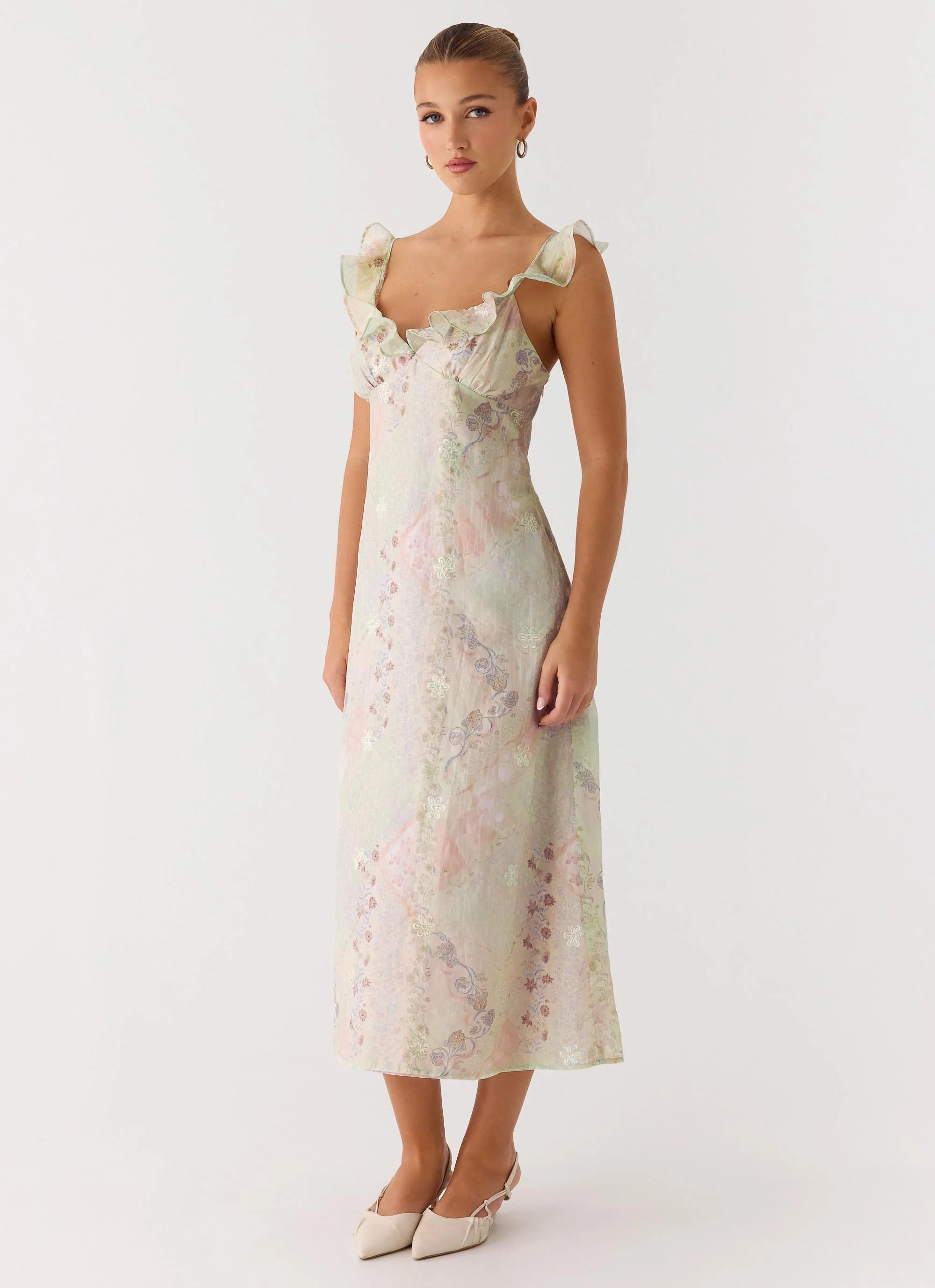 Europa Midi Dress - Mystic Paisley - Image 3