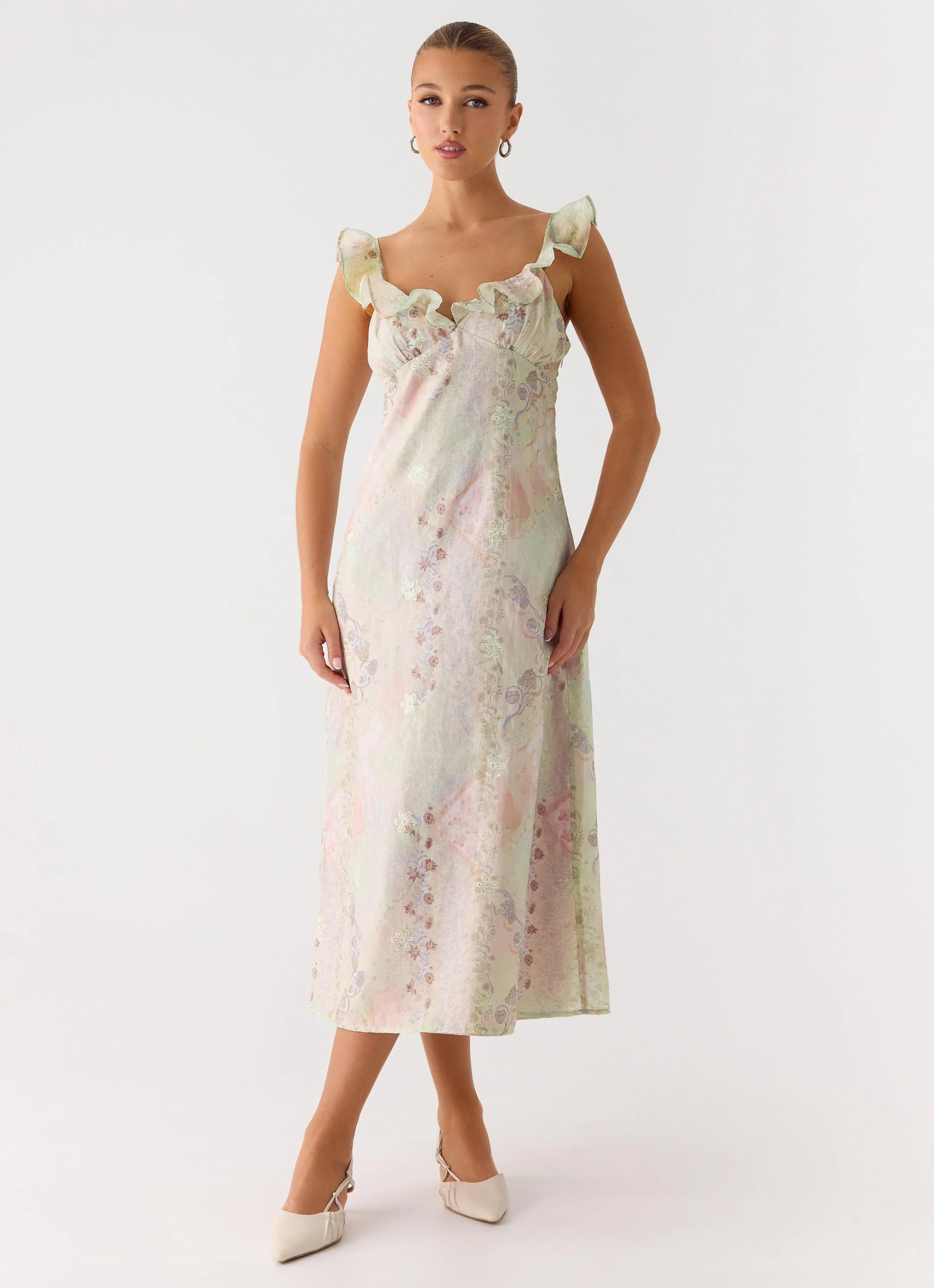 Europa Midi Dress - Mystic Paisley - Image 6