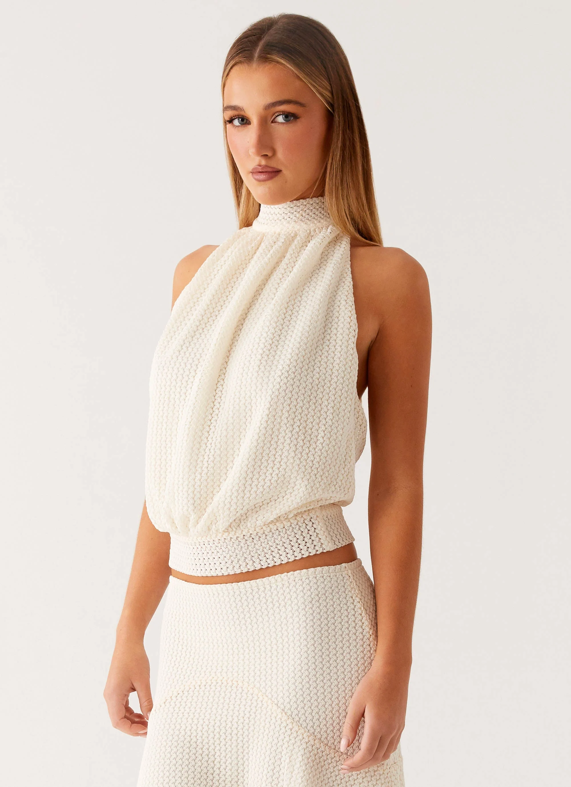 Evaden Backless Top - Ivory - Image 7