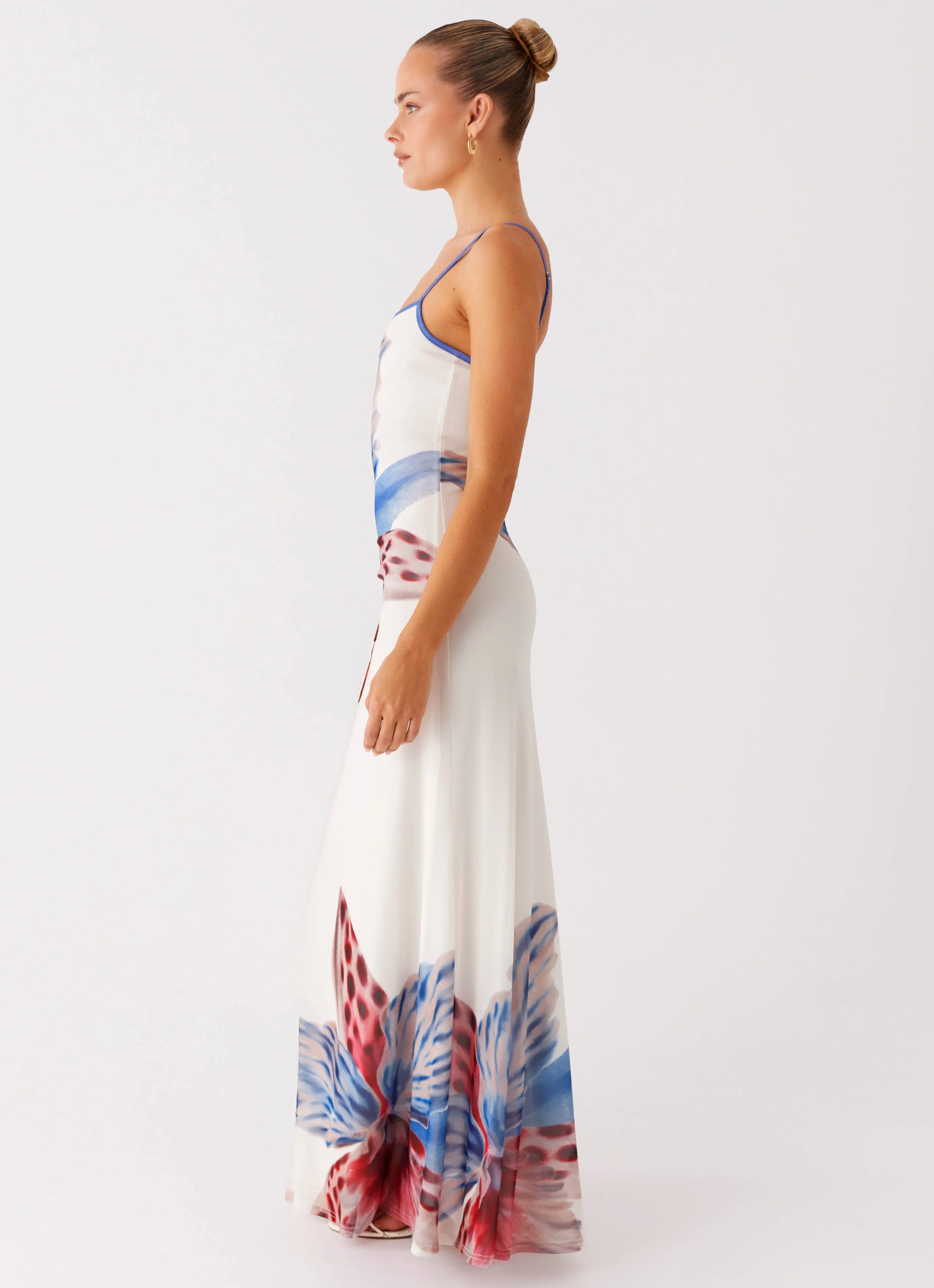Everett Maxi Dress - White Sea Bloom - Image 2