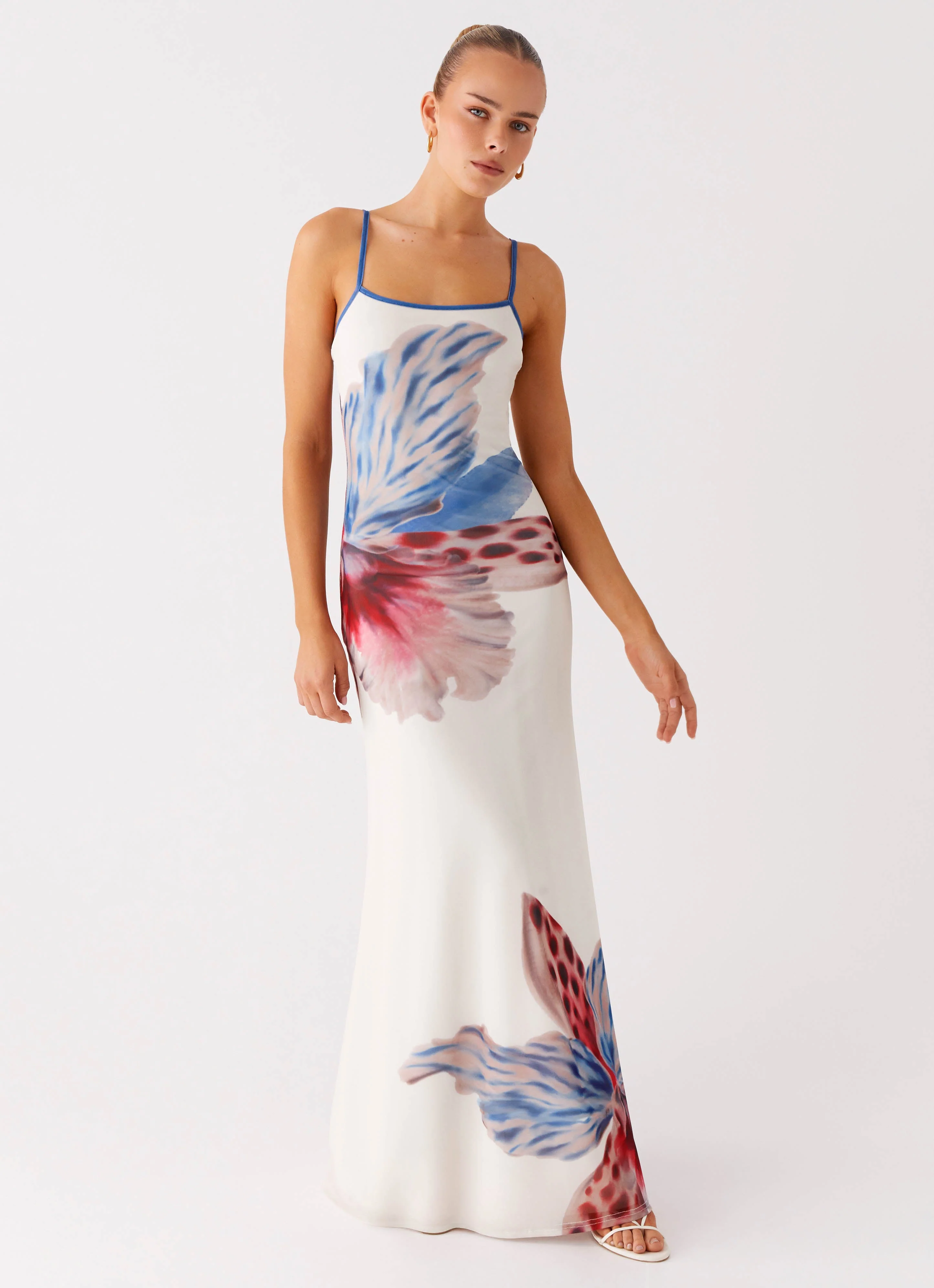 Everett Maxi Dress - White Sea Bloom - Image 4