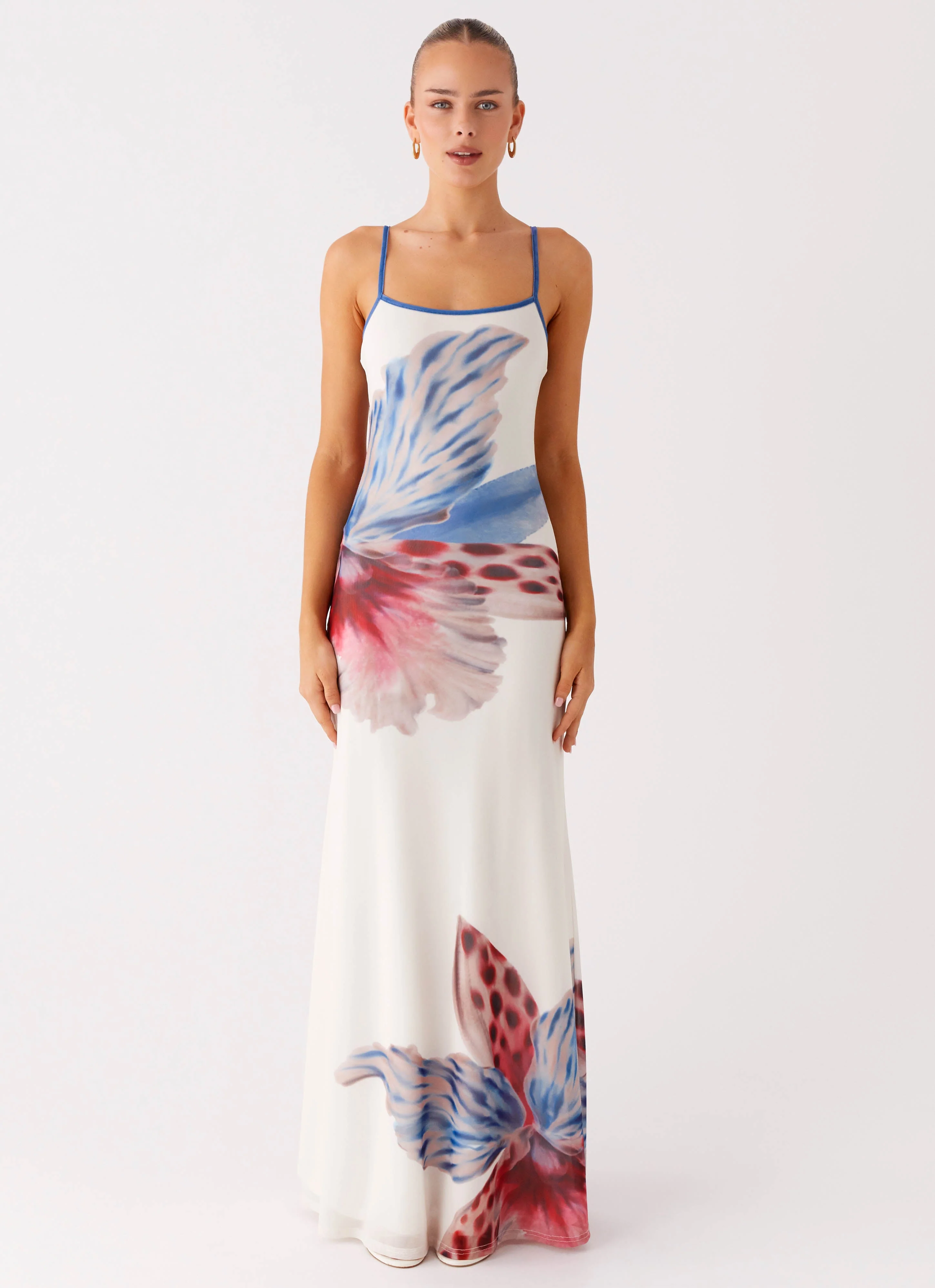 Everett Maxi Dress - White Sea Bloom - Image 5