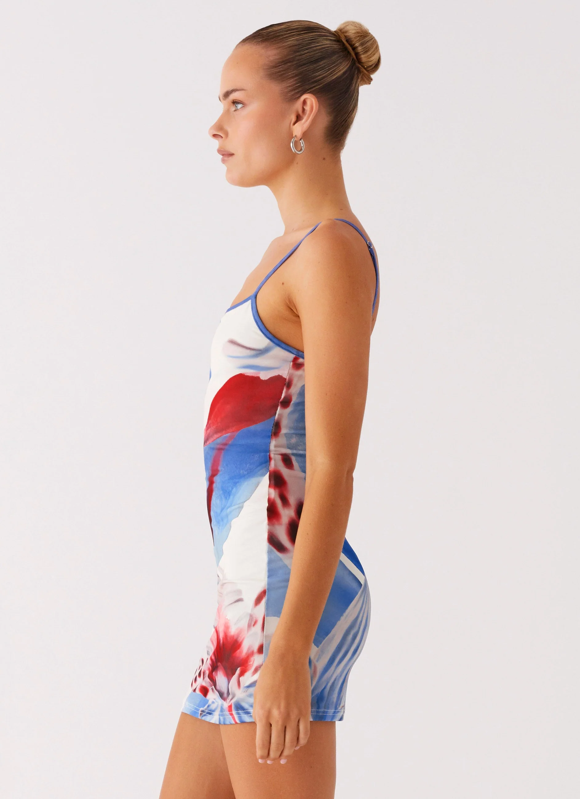 Everett Mini Dress - Deep Sea Bloom - Image 2