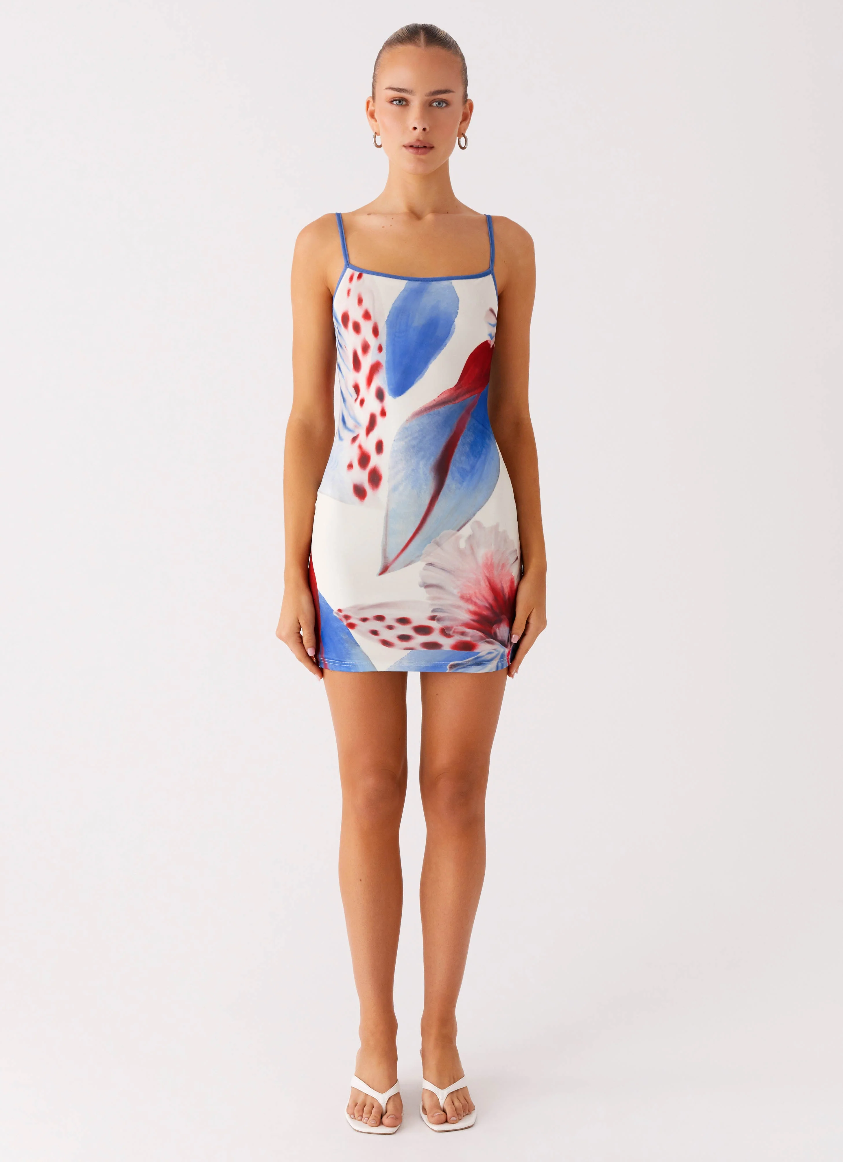 Everett Mini Dress - Deep Sea Bloom - Image 4