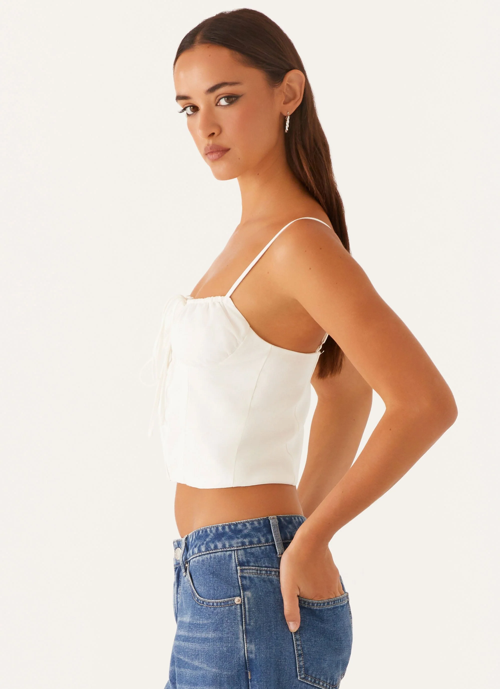 Everly Top - White - Image 4